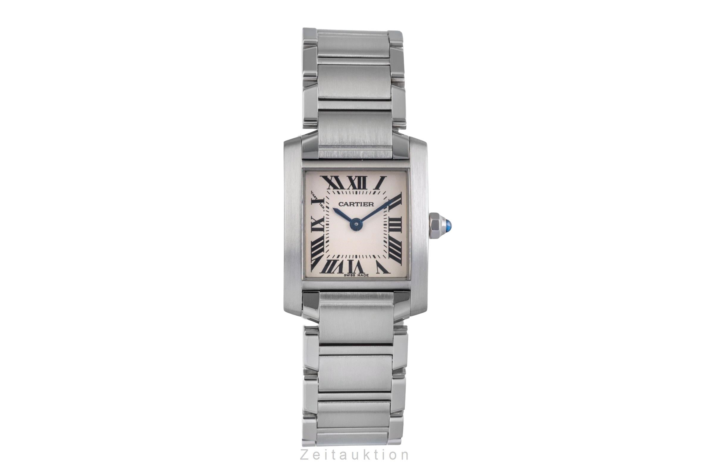 Cartier Tank Francaise acciaio quarzo orologio da donna W51008Q3  [2504083]