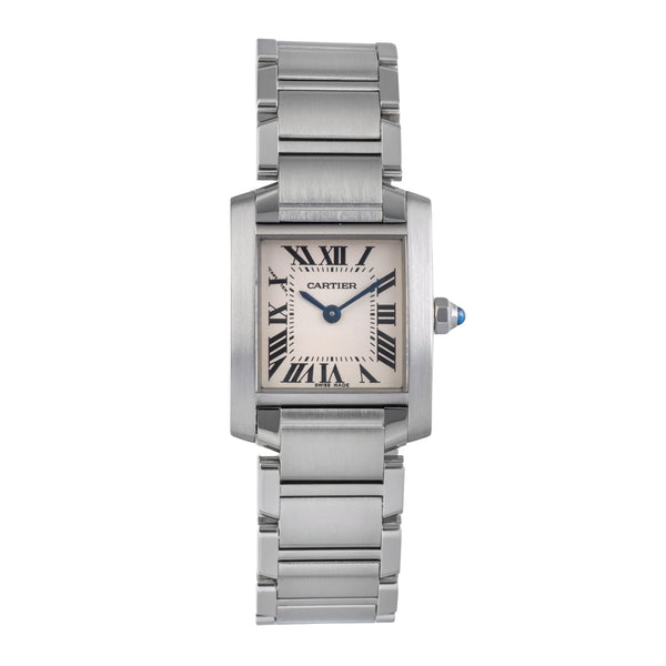 Cartier Tank Francaise acciaio quarzo orologio da donna W51008Q3  [2504083]