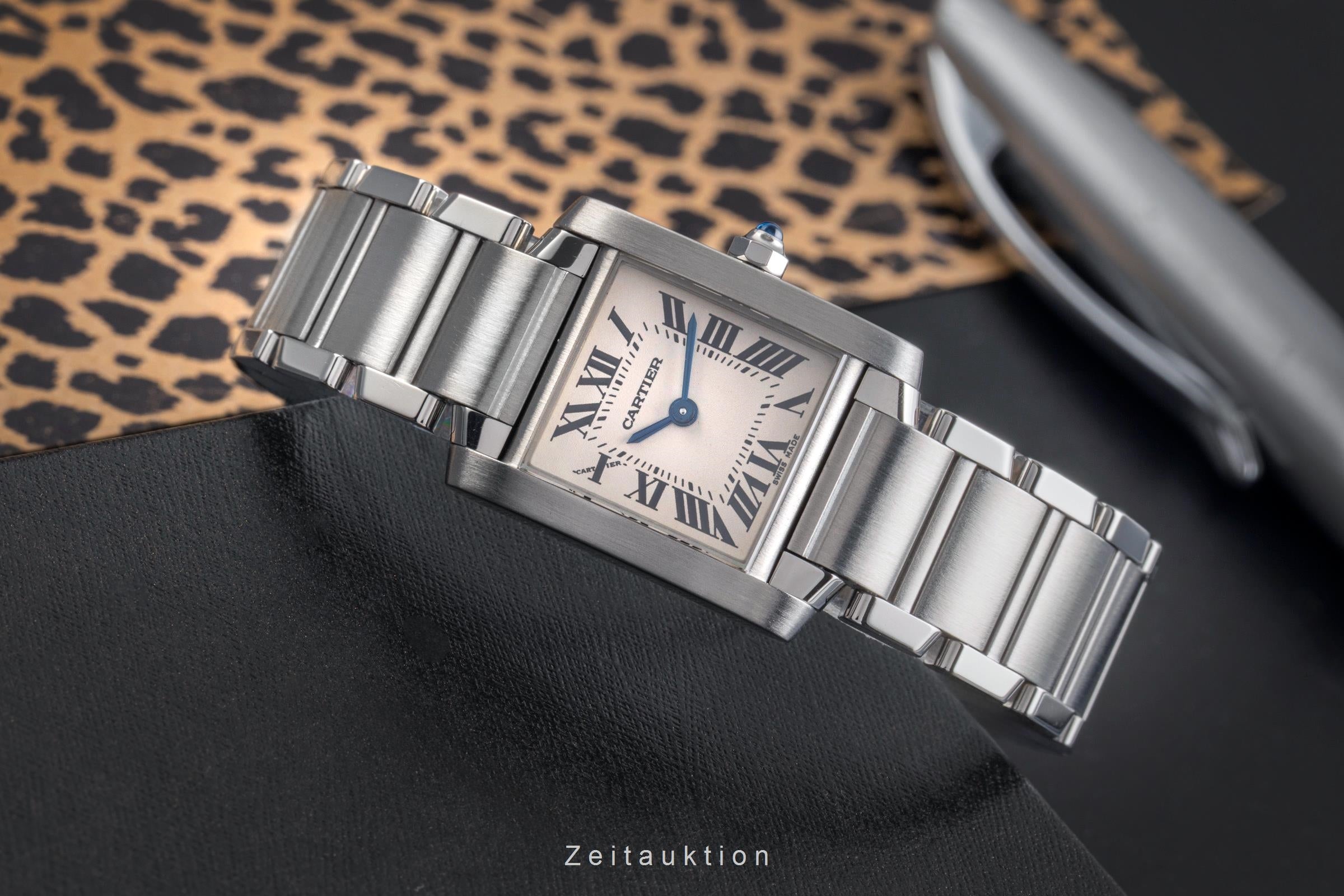 Cartier Tank Francaise acciaio quarzo orologio da donna W51008Q3  [2504083]