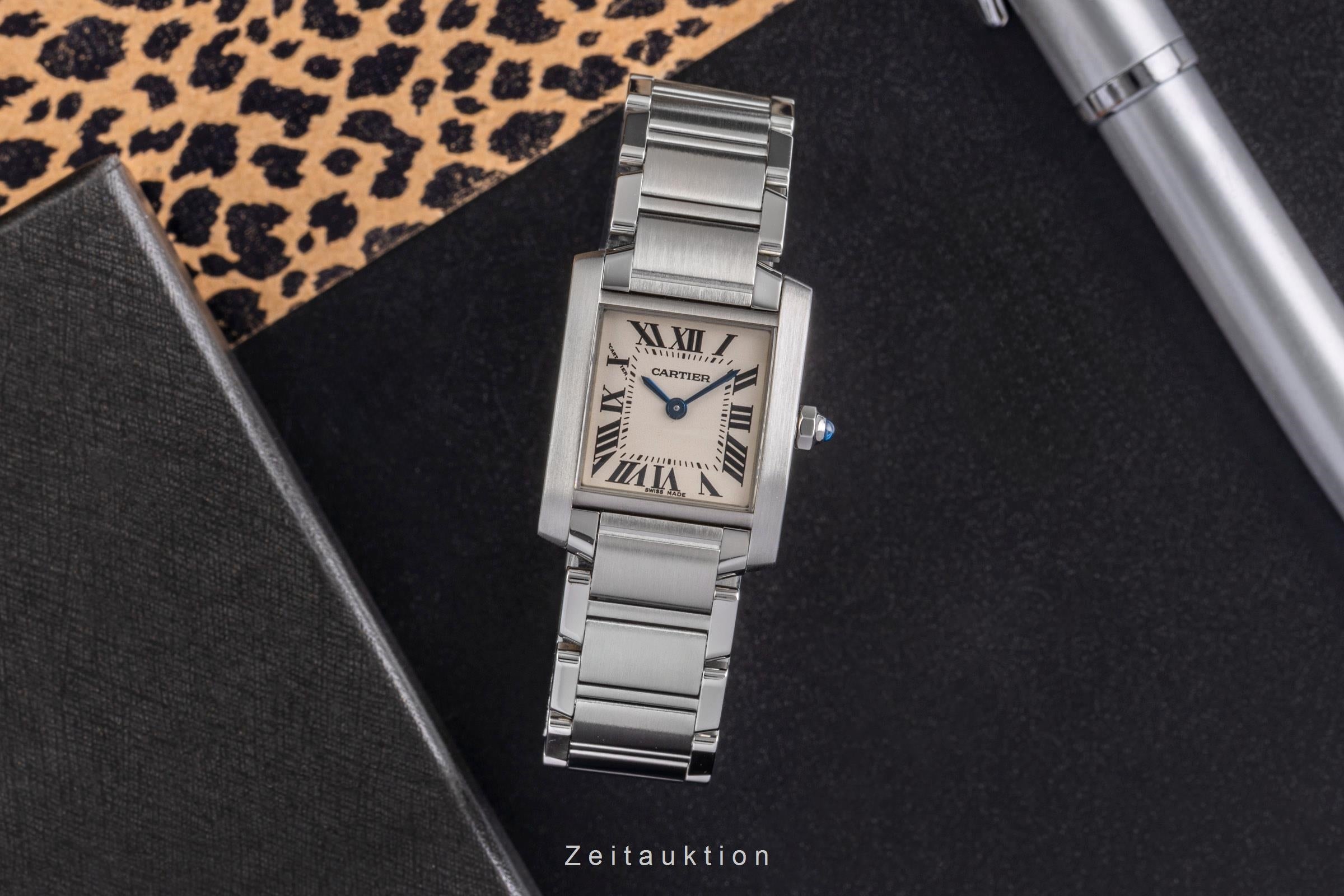 Cartier Tank Francaise acciaio quarzo orologio da donna W51008Q3  [2504083]
