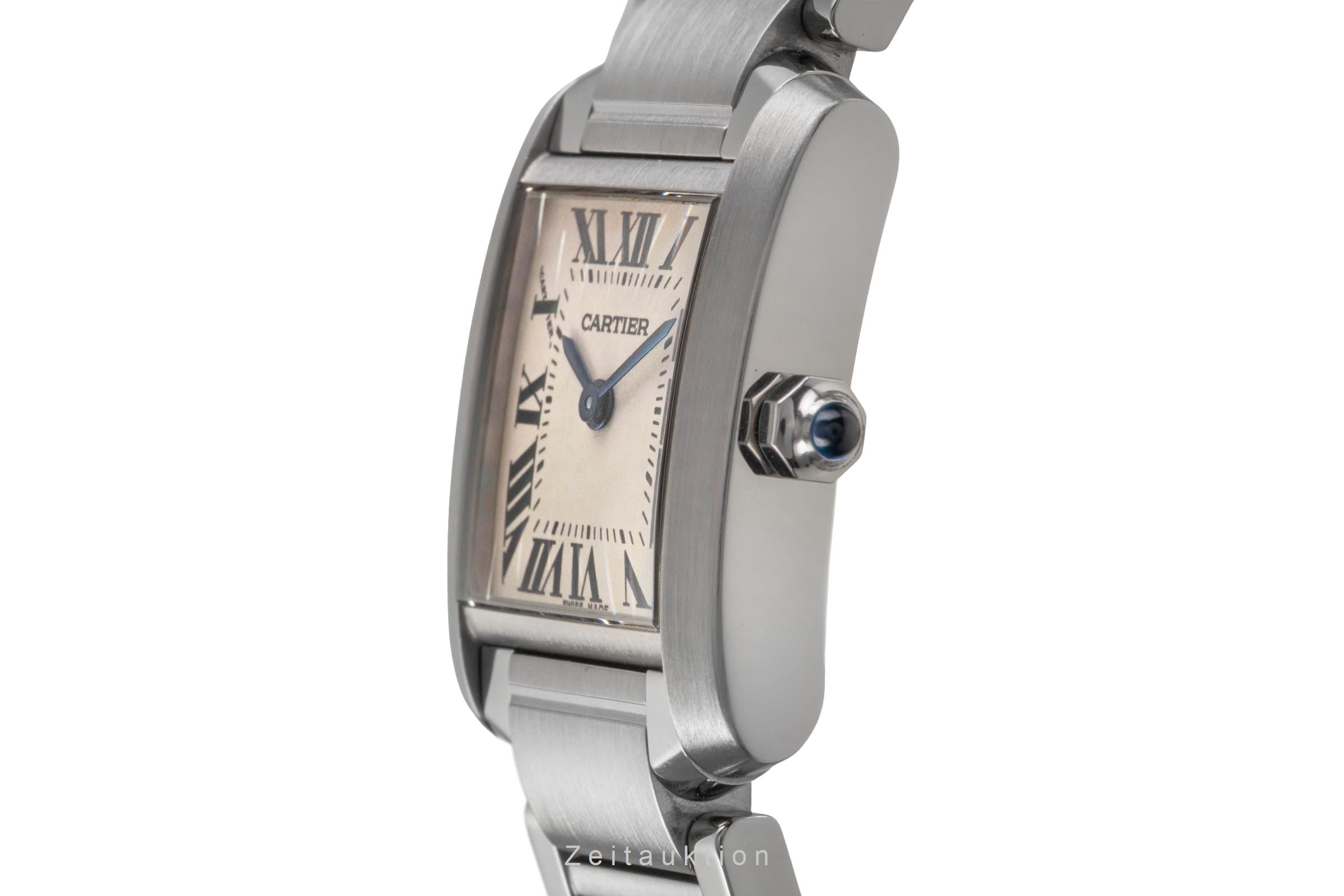 Cartier Tank Francaise acciaio quarzo orologio da donna W51008Q3  [2504083]