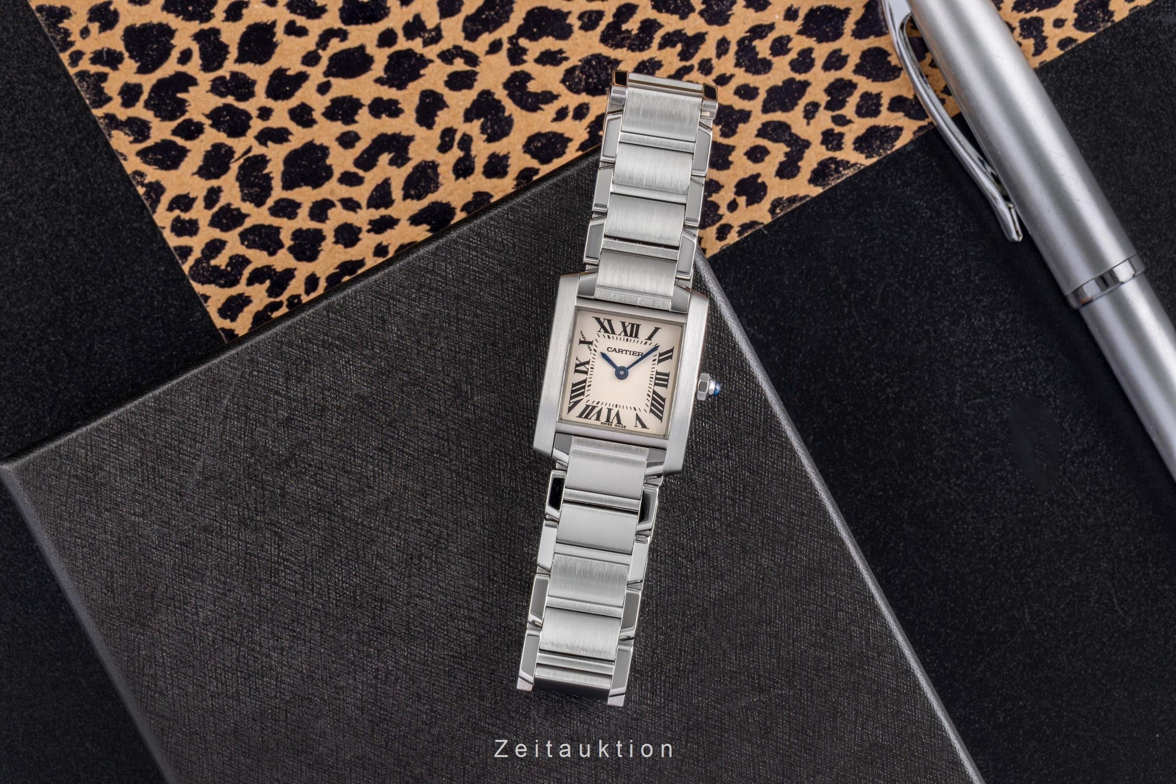 Cartier Tank Francaise acciaio quarzo orologio da donna W51008Q3  [2504083]