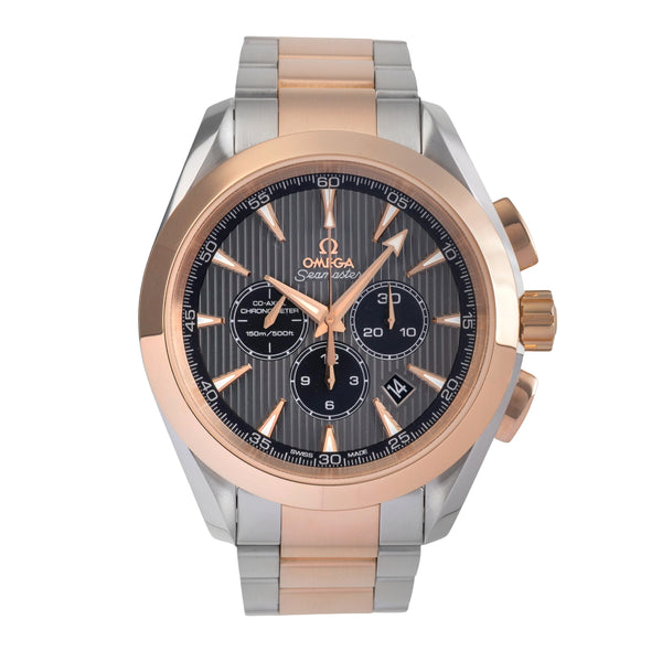 Omega Seamaster chronograph steel / gold automatic men's watch 231.20.44.50.06.001  [2504086]