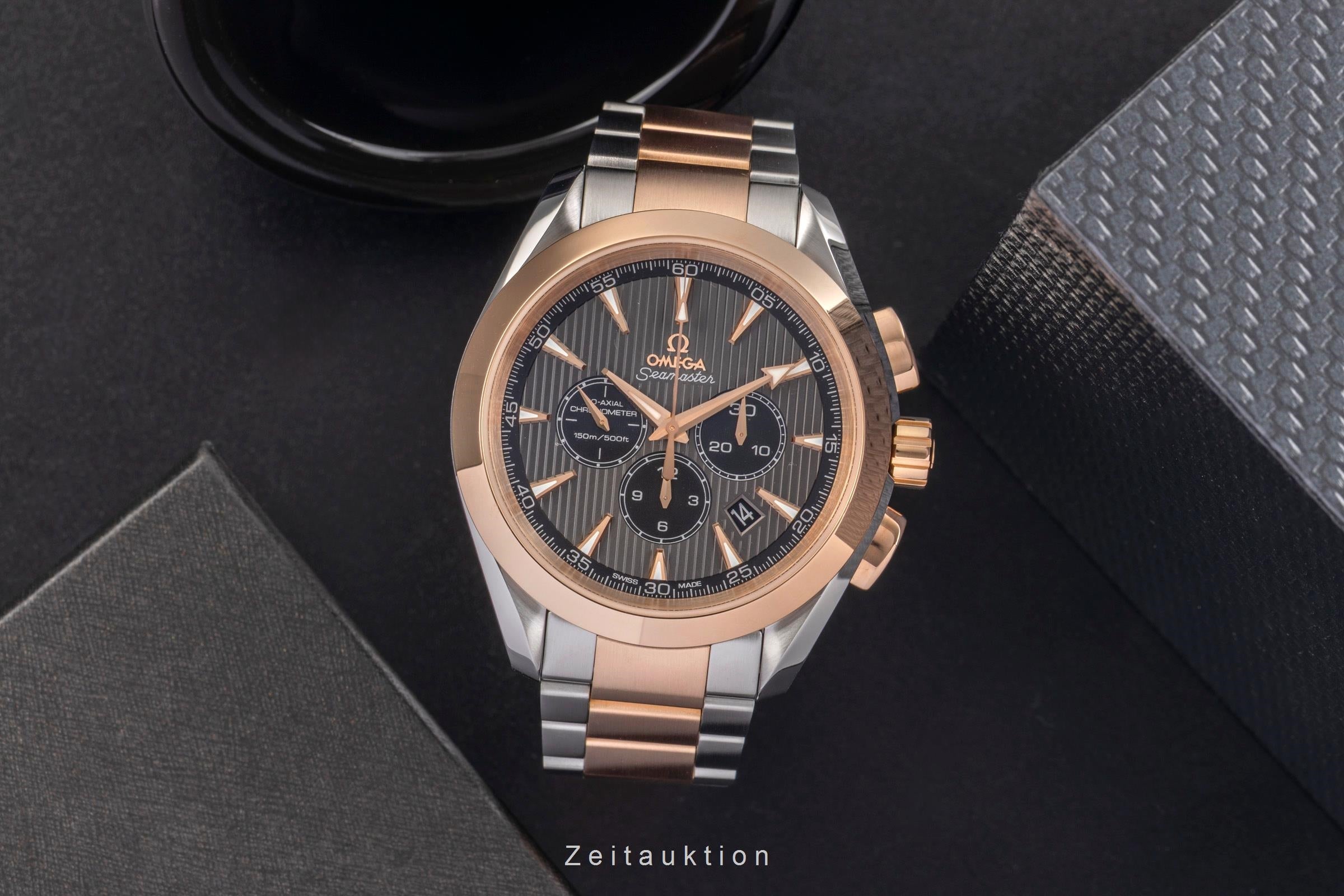 Omega Seamaster chronograph steel / gold automatic men's watch 231.20.44.50.06.001  [2504086]