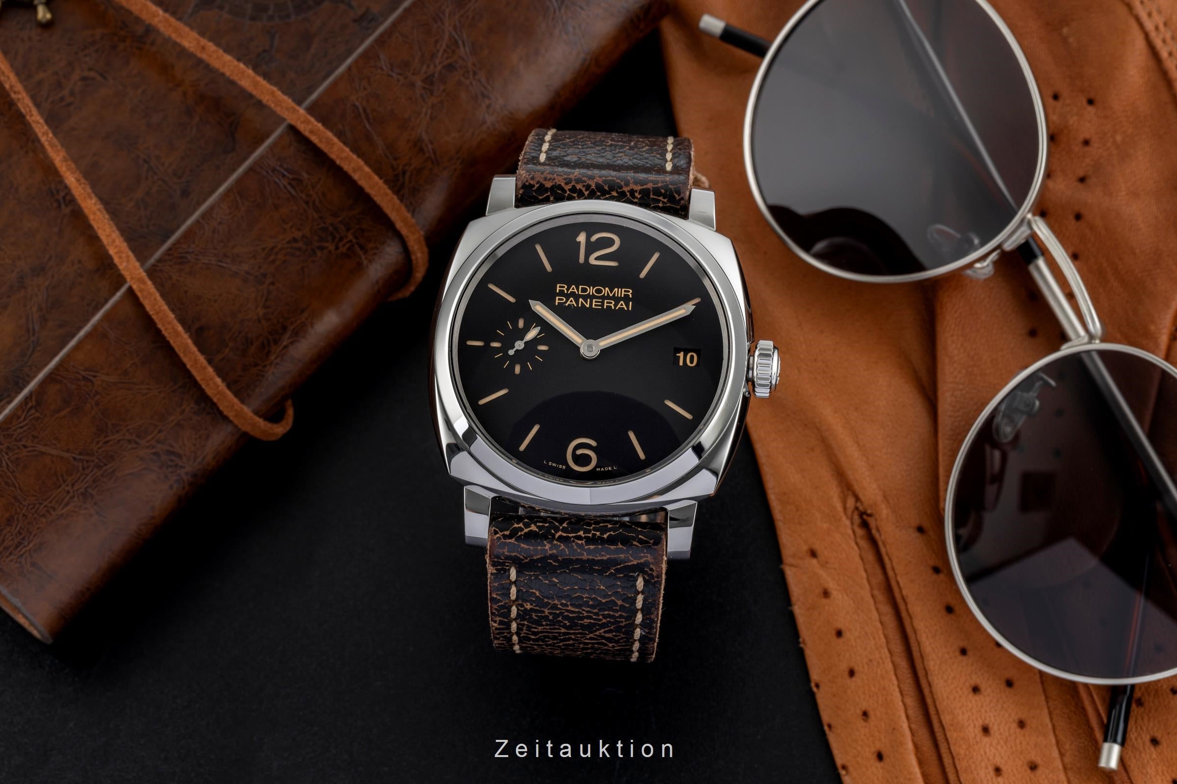 Panerai Radiomir acier à remontage manuel montre pour hommes PAM00514 LP: 7200EUR  [2504087]