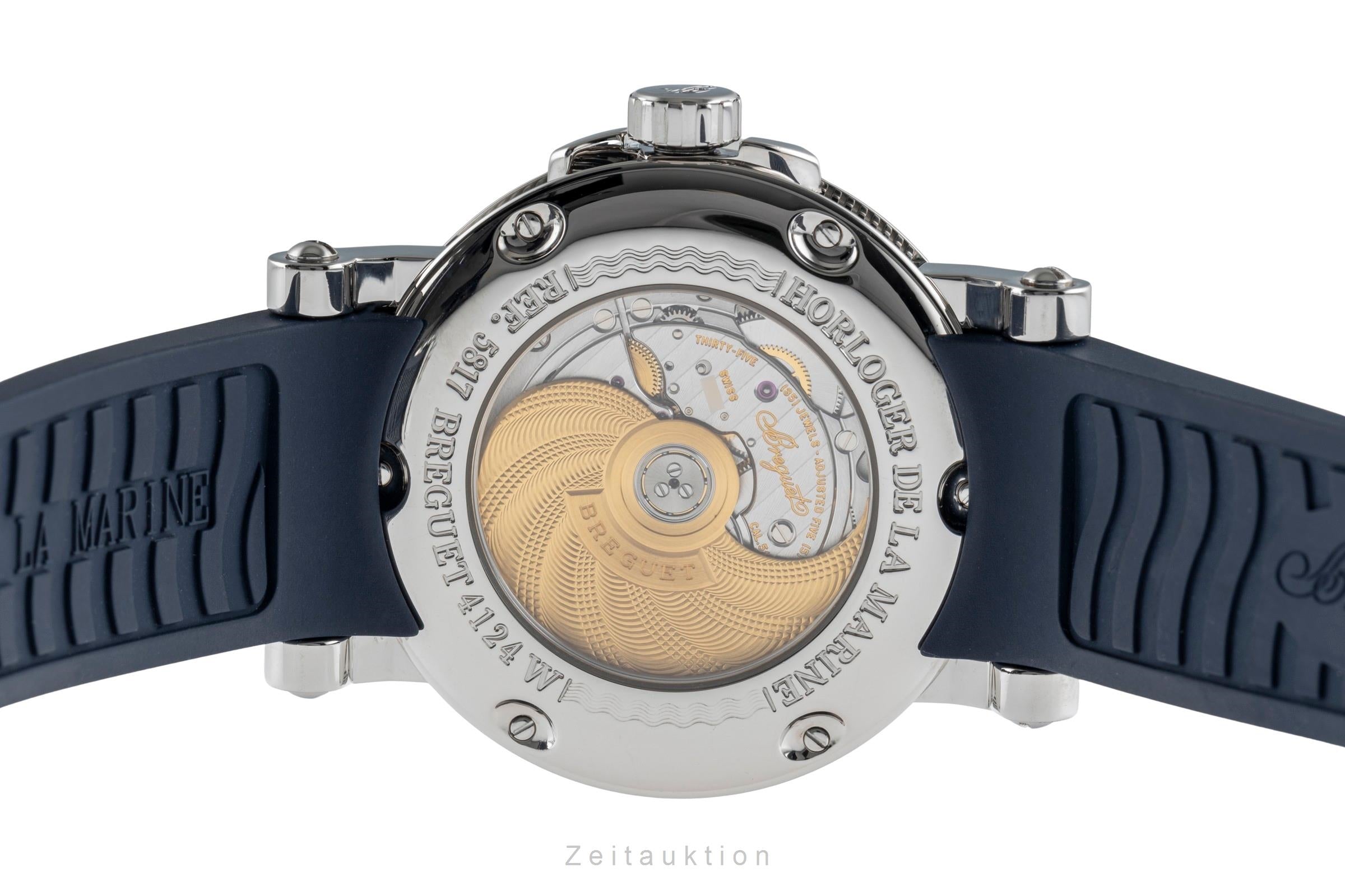 Breguet Marine steel automatic men's watch 5817 ST  [2504088]