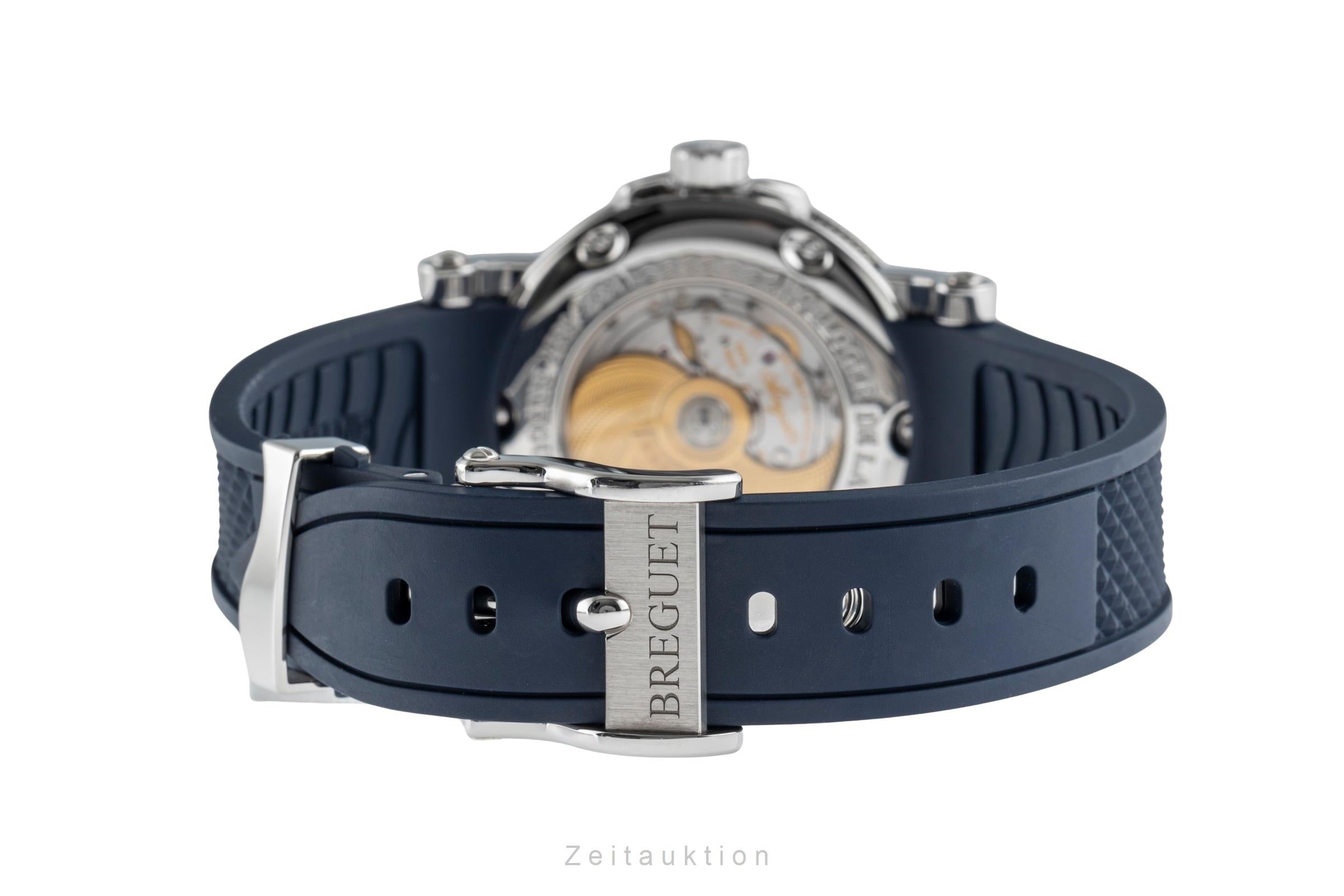 Breguet Marine steel automatic men's watch 5817 ST  [2504088]