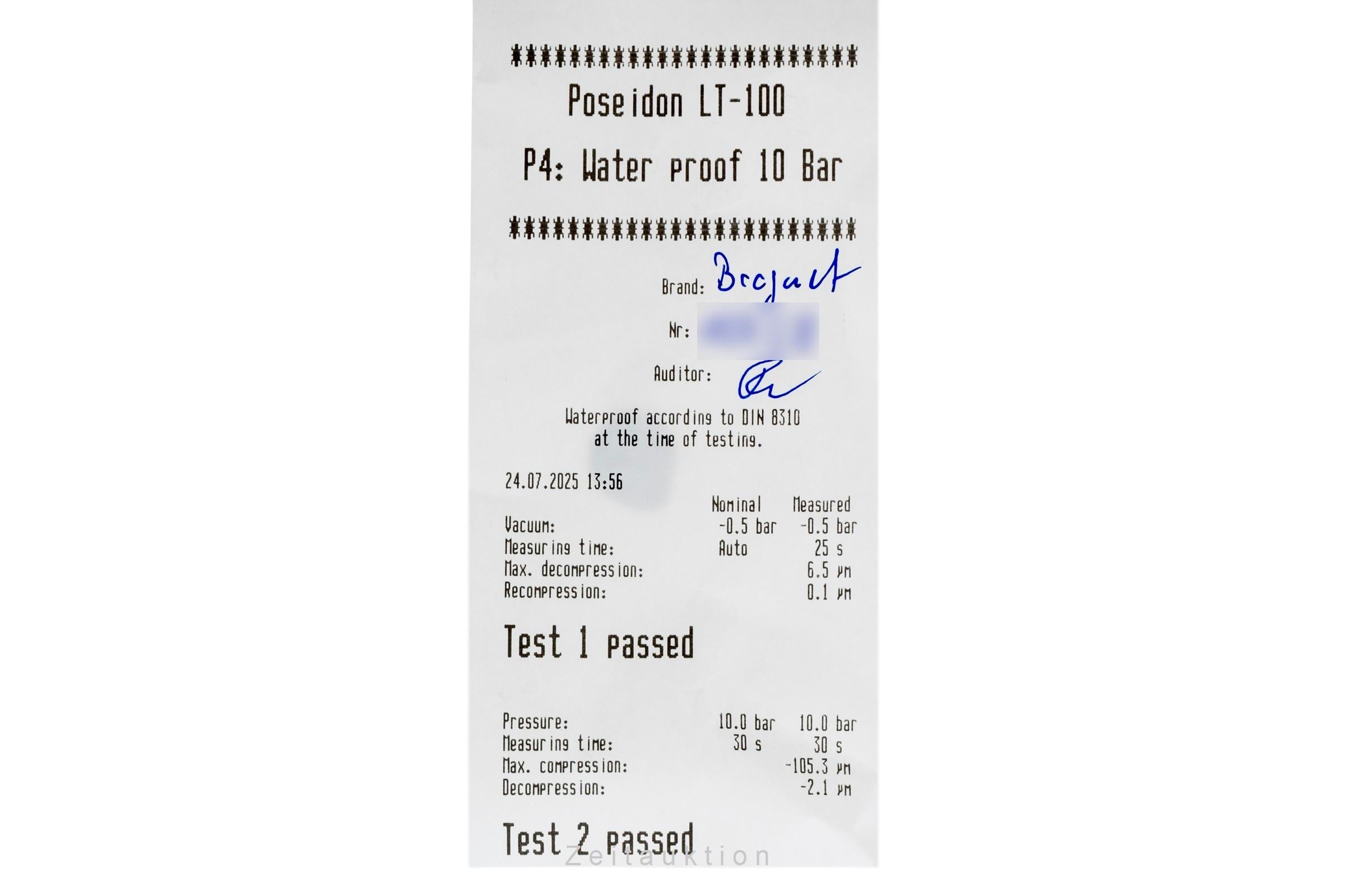 Breguet Marine steel automatic men's watch 5817 ST  [2504088]