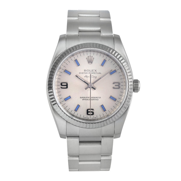 Rolex Air King Stahl / Weissgold Automatik Herren Oyster Ref.114234 Papiere 2008 [2504089]
