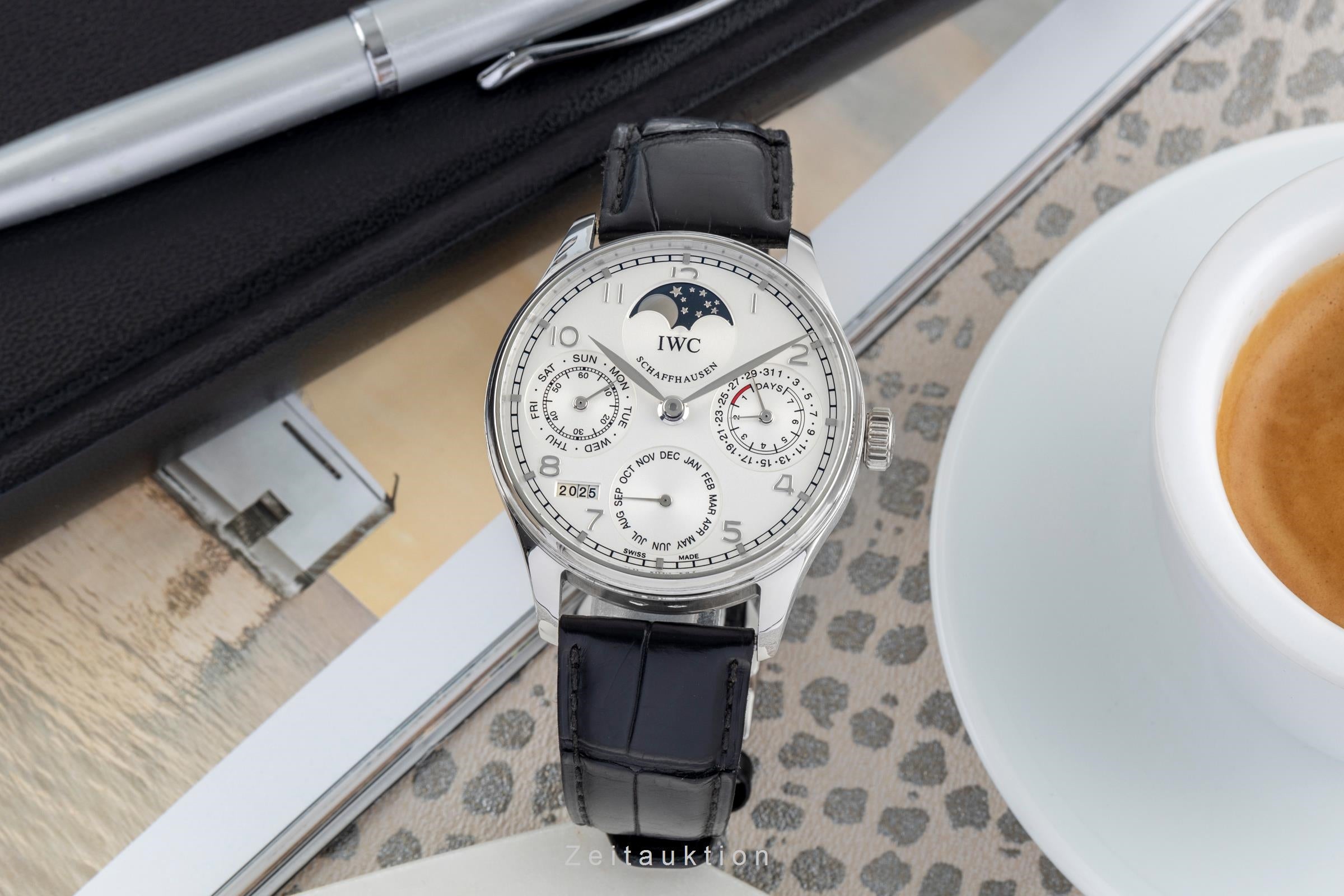 IWC Portuguese platinium automatic men's watch IW502219 LP: 54600EUR Limited  [2504091]