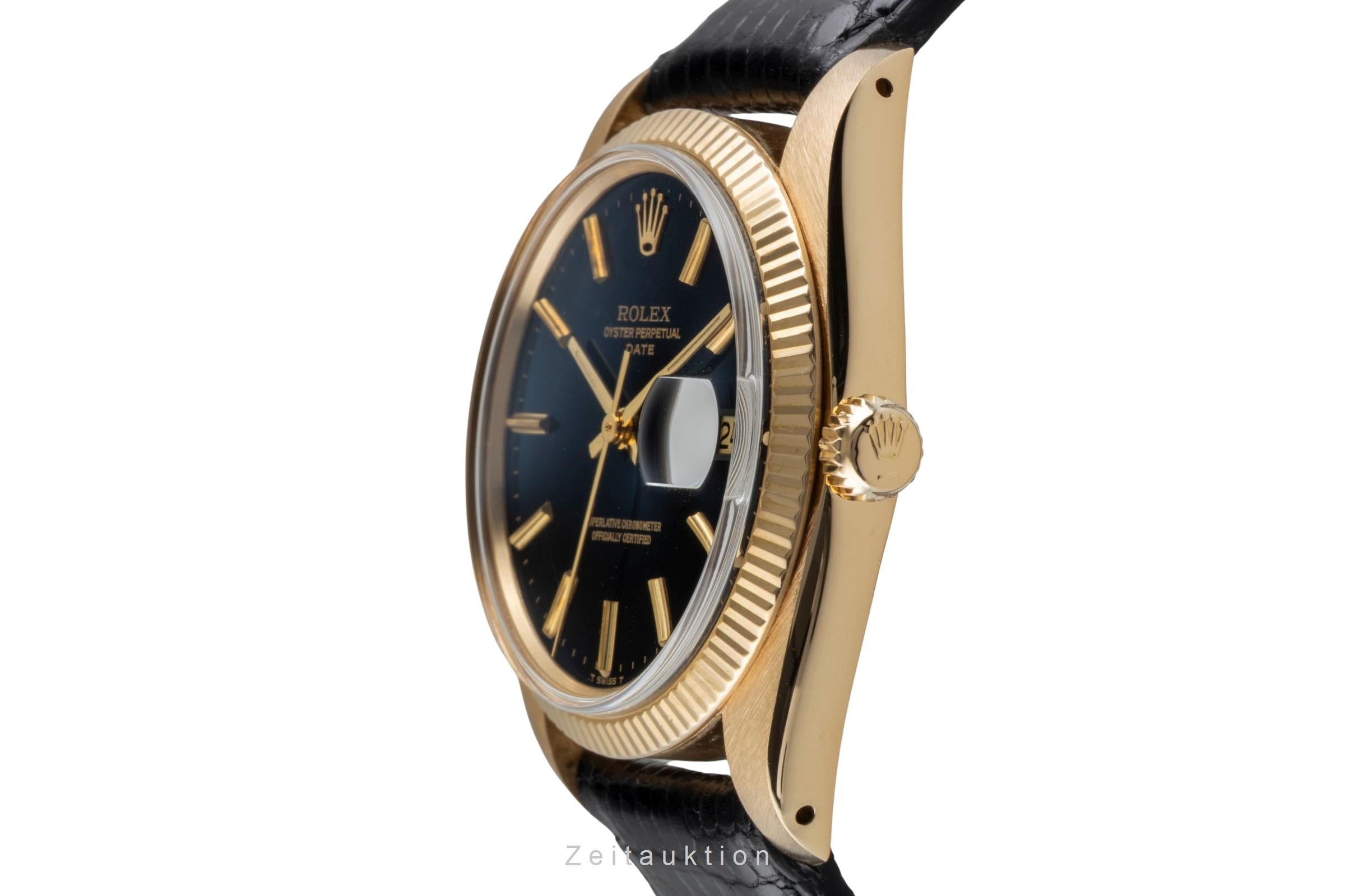 Rolex Date 18 ct gold automatic men's watch 1503 Vintage  [2504096]