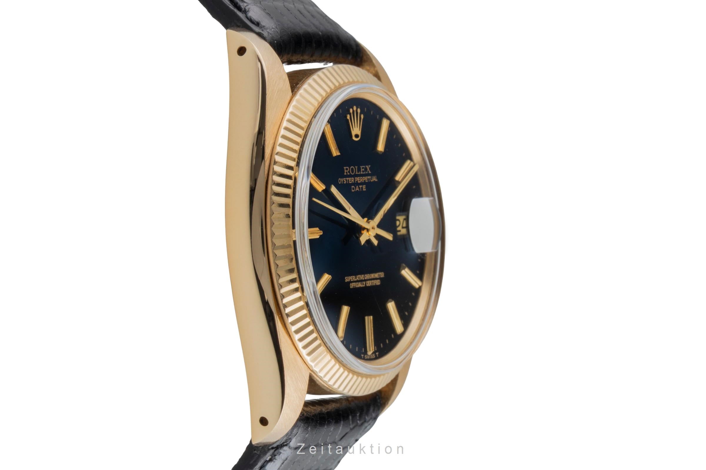 Rolex Date 18 ct gold automatic men's watch 1503 Vintage  [2504096]