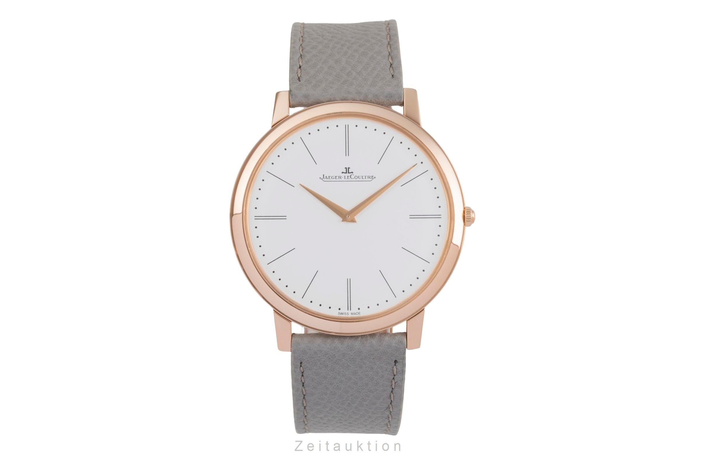 Jaeger LeCoultre Master Ultra Thin oro rosado de 18 quilates cuerda manual reloj para caballeros Q1292520  120.2.79  [2504104]