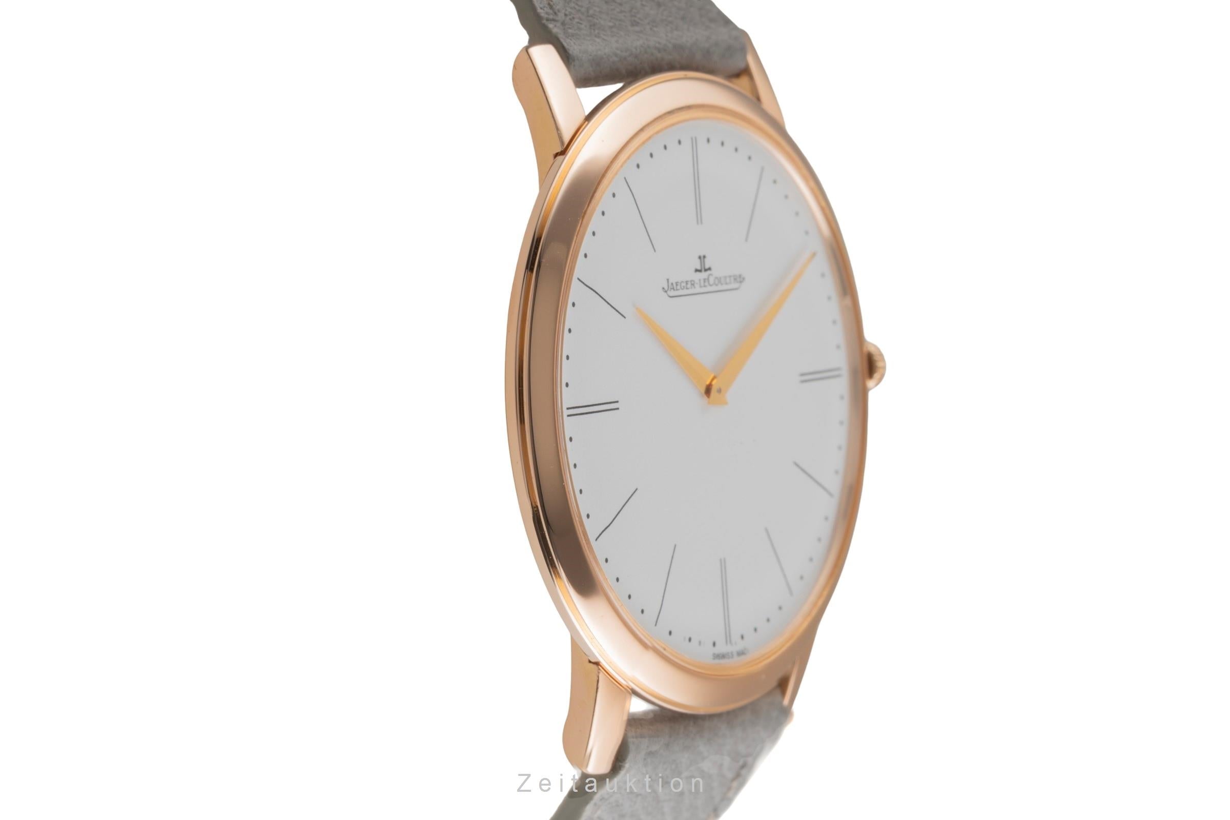 Jaeger LeCoultre Master Ultra Thin oro rosado de 18 quilates cuerda manual reloj para caballeros Q1292520  120.2.79  [2504104]