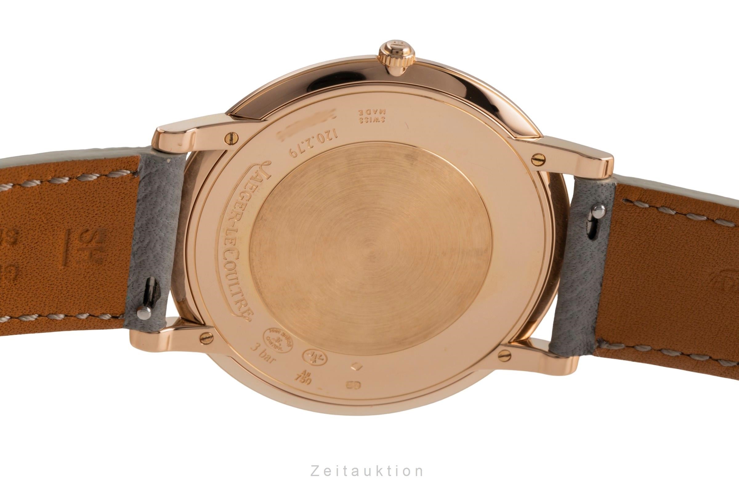 Jaeger LeCoultre Master Ultra Thin oro rosado de 18 quilates cuerda manual reloj para caballeros Q1292520  120.2.79  [2504104]