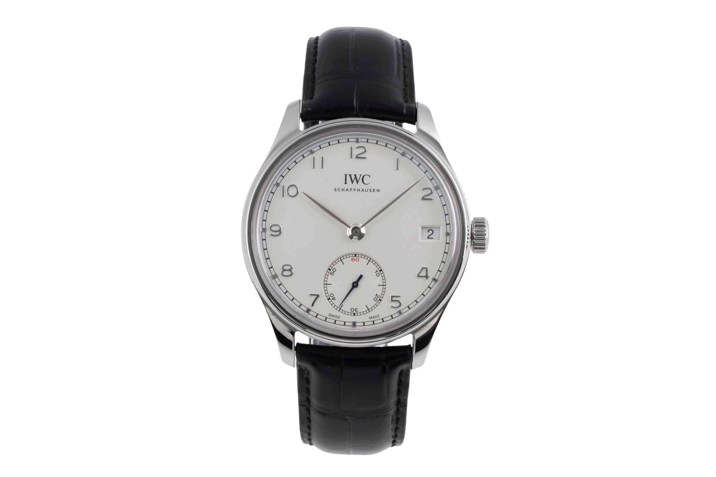 IWC Portugieser acier à remontage manuel montre pour hommes IW510203  [2504108]