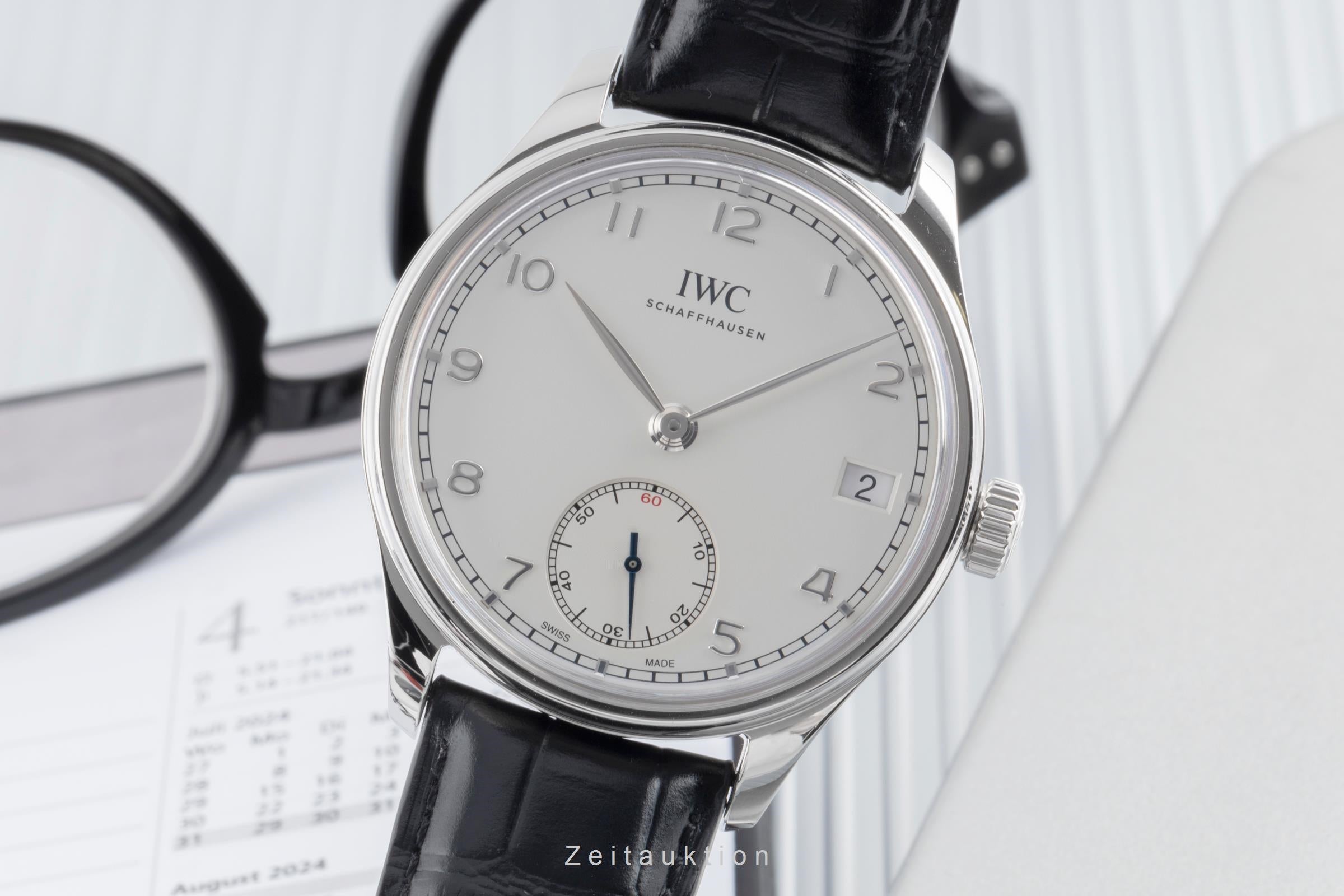 IWC Portugieser acier à remontage manuel montre pour hommes IW510203  [2504108]