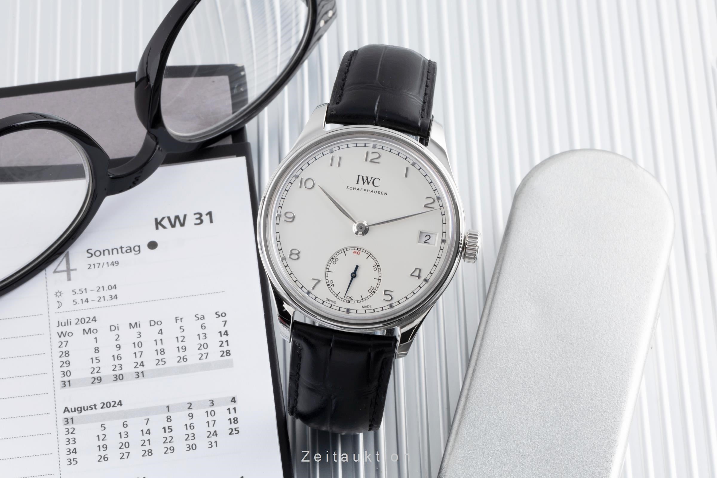 IWC Portugieser acier à remontage manuel montre pour hommes IW510203  [2504108]