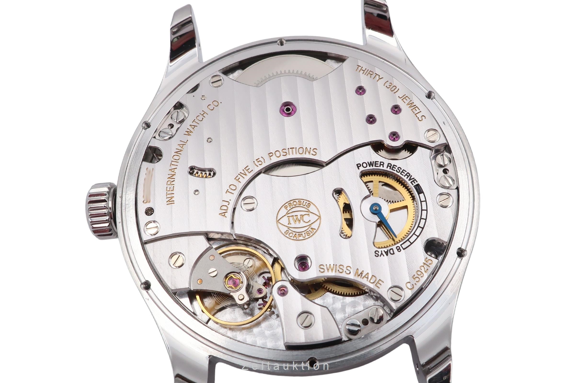 IWC Portugieser acier à remontage manuel montre pour hommes IW510203  [2504108]