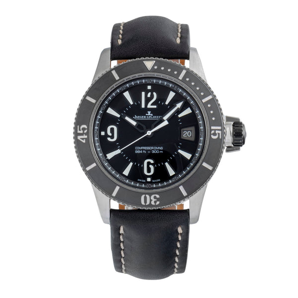 Jaeger LeCoultre Master Compressor acero automático reloj para caballeros Q2018470, 162.8.37 Limited  [2504109]