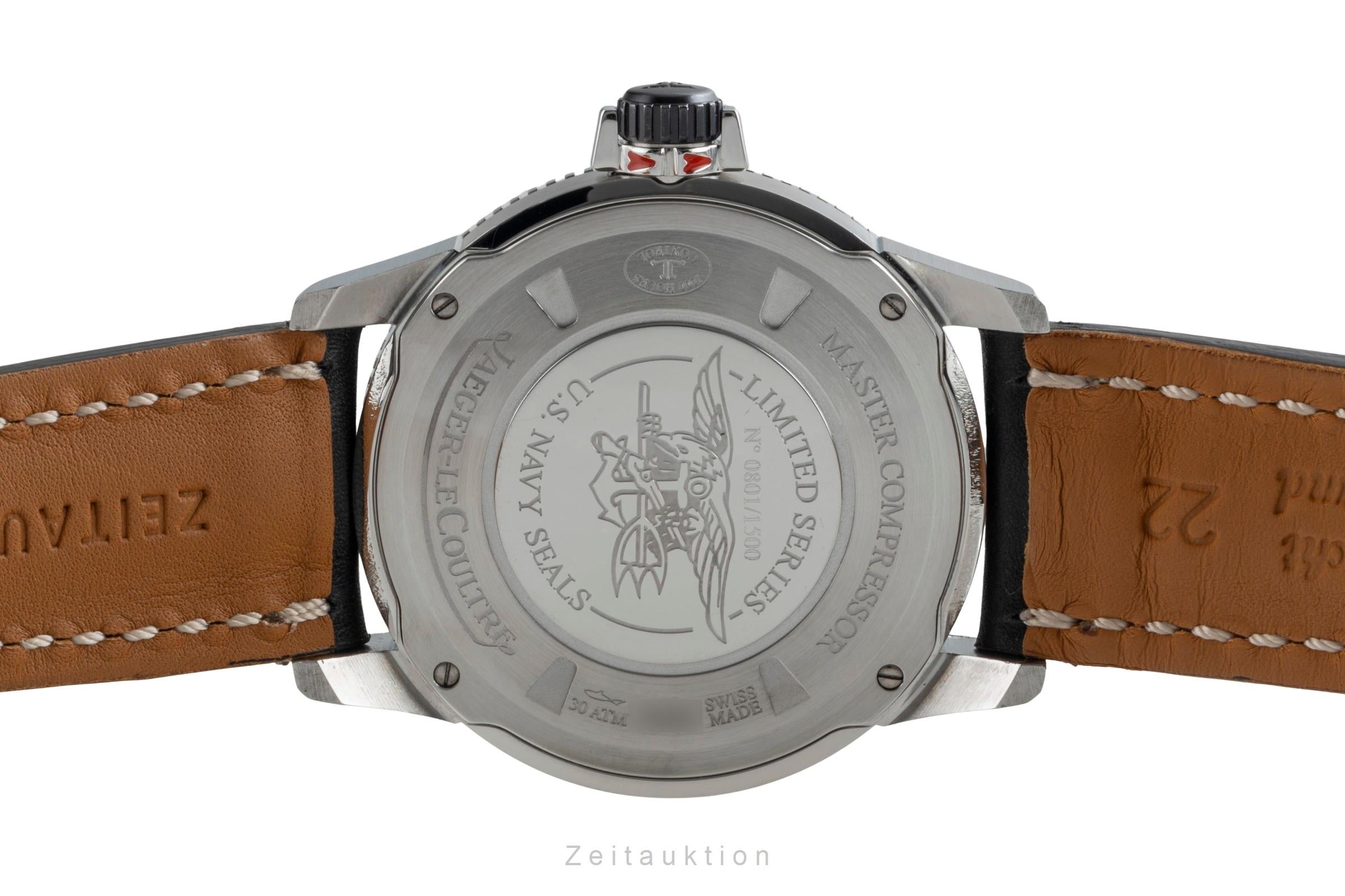 Jaeger LeCoultre Master Compressor acero automático reloj para caballeros Q2018470, 162.8.37 Limited  [2504109]