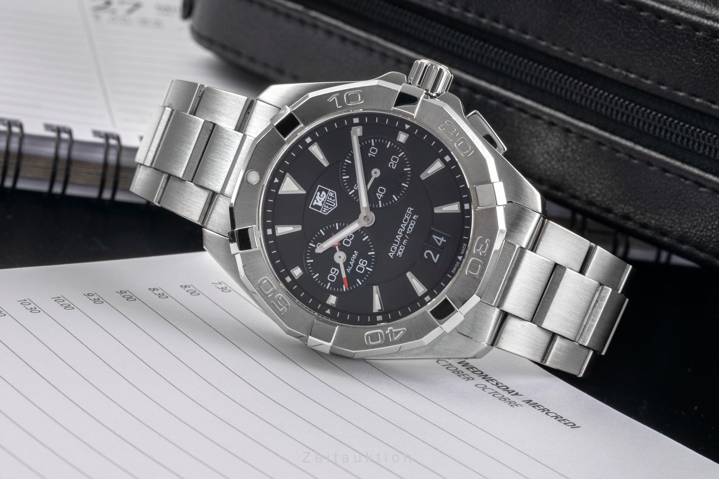 Tag Heuer Aquaracer acier quartz montre pour hommes WAY111Z  [2504111]