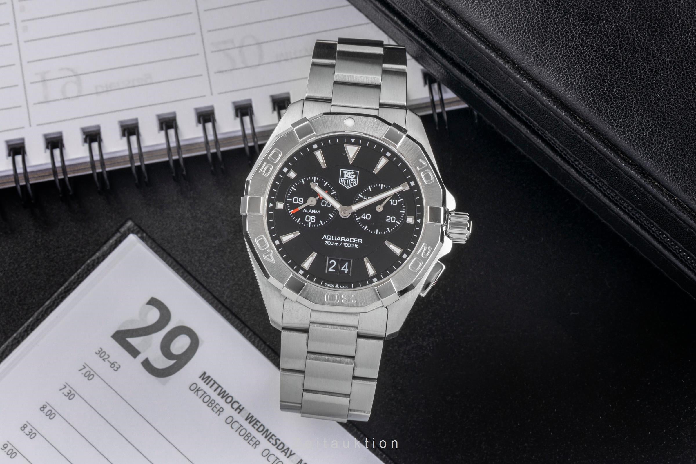 Tag Heuer Aquaracer acier quartz montre pour hommes WAY111Z  [2504111]