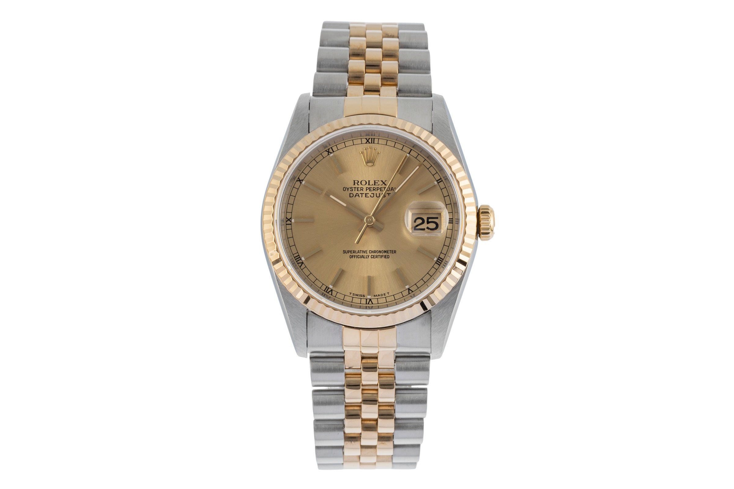 Rolex Datejust steel / gold automatic men's watch 16233  [2504112]