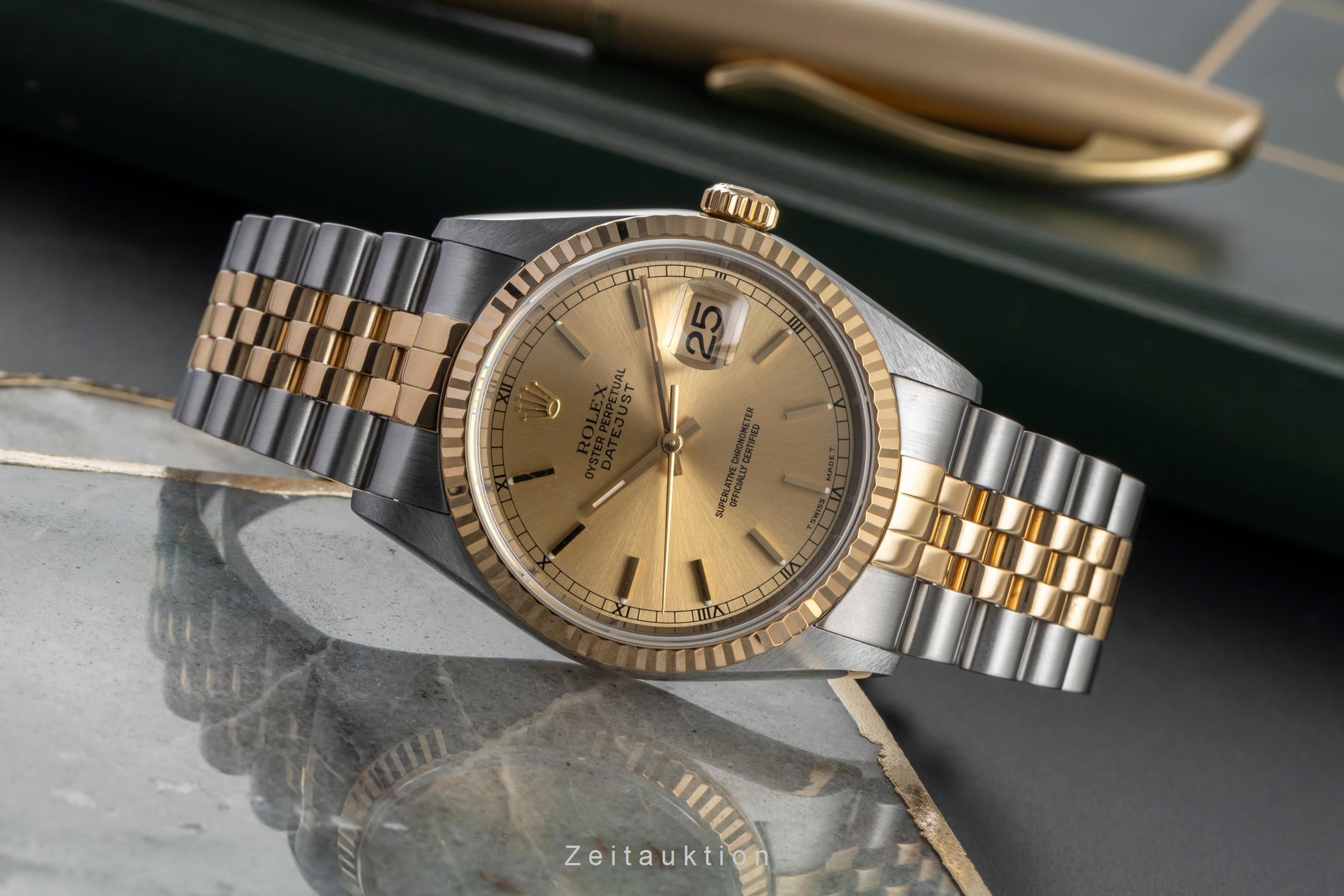 Rolex Datejust acero oro automático 3135 16233 2504112