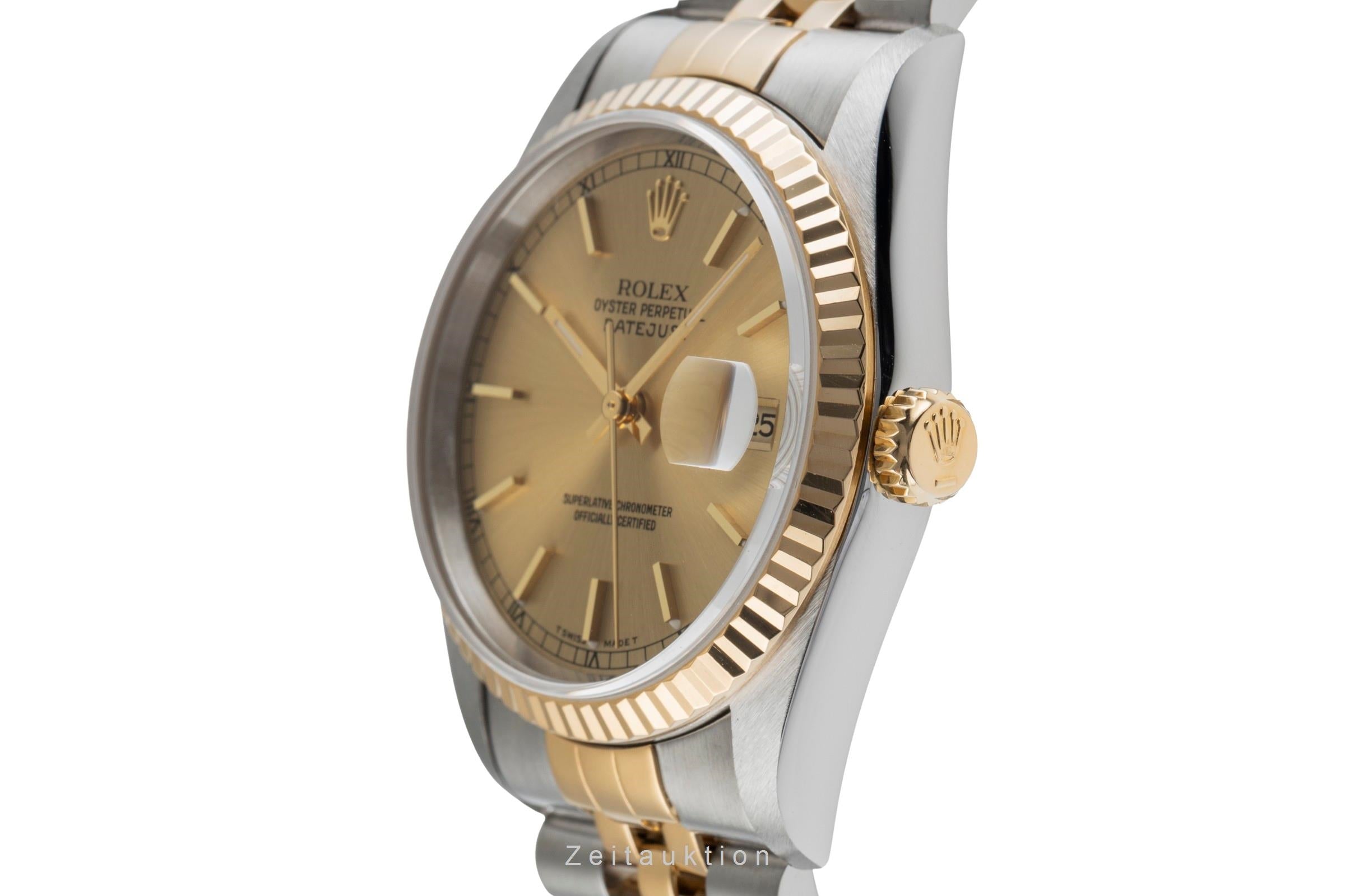 Rolex Datejust steel / gold automatic men's watch 16233  [2504112]