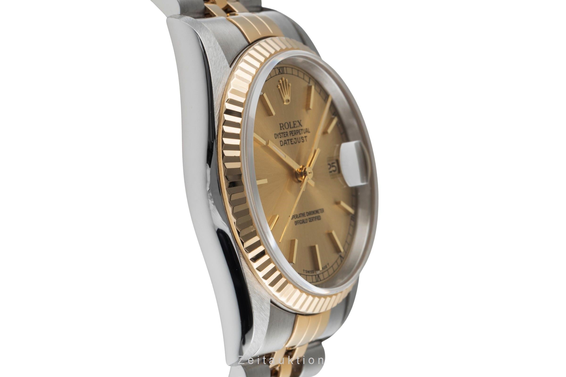 Rolex Datejust steel / gold automatic men's watch 16233  [2504112]