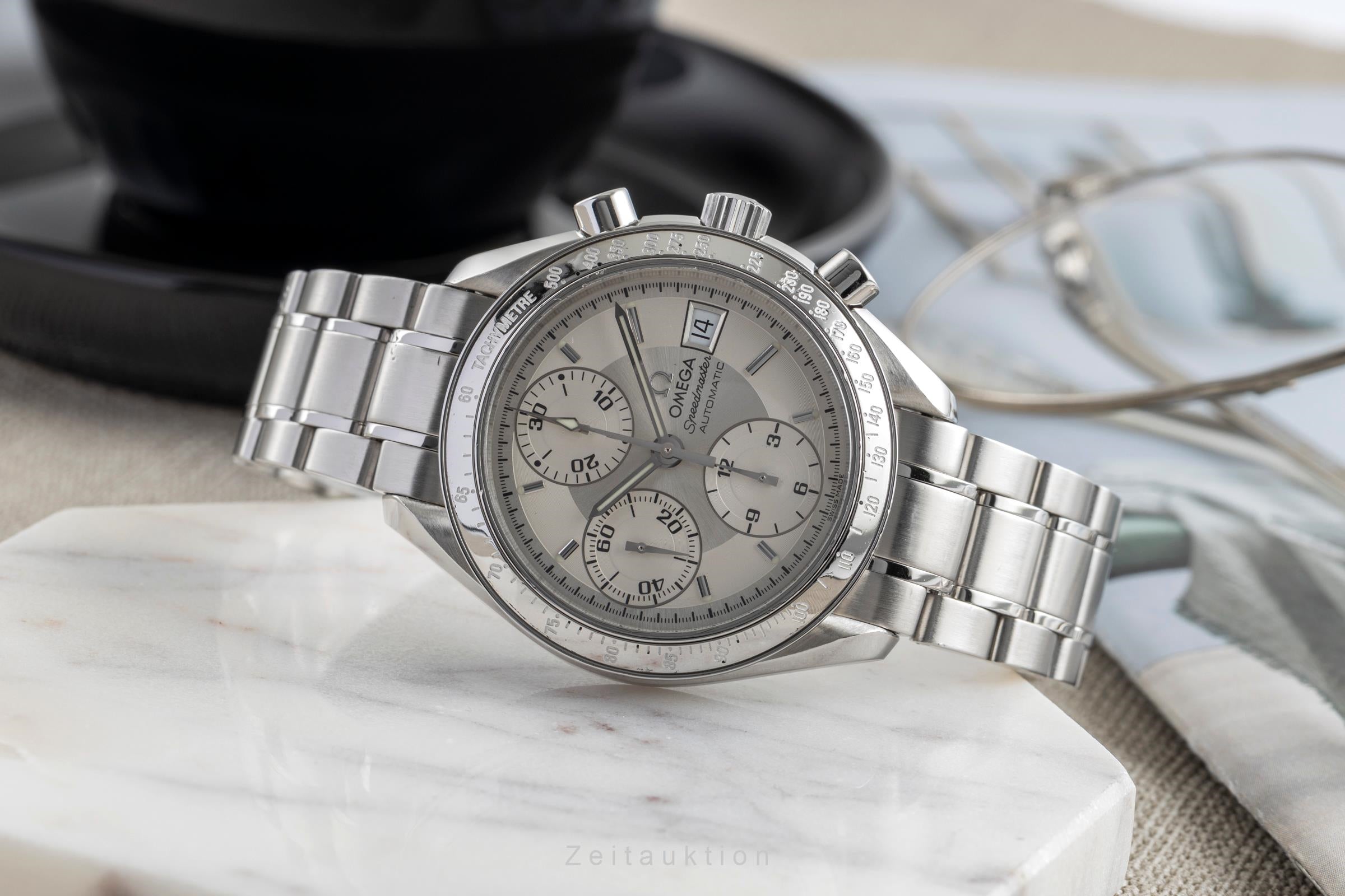Omega Speedmaster Date chronograph steel automatic men's watch 3513.30.00 LP: 6100EUR  [2504114]