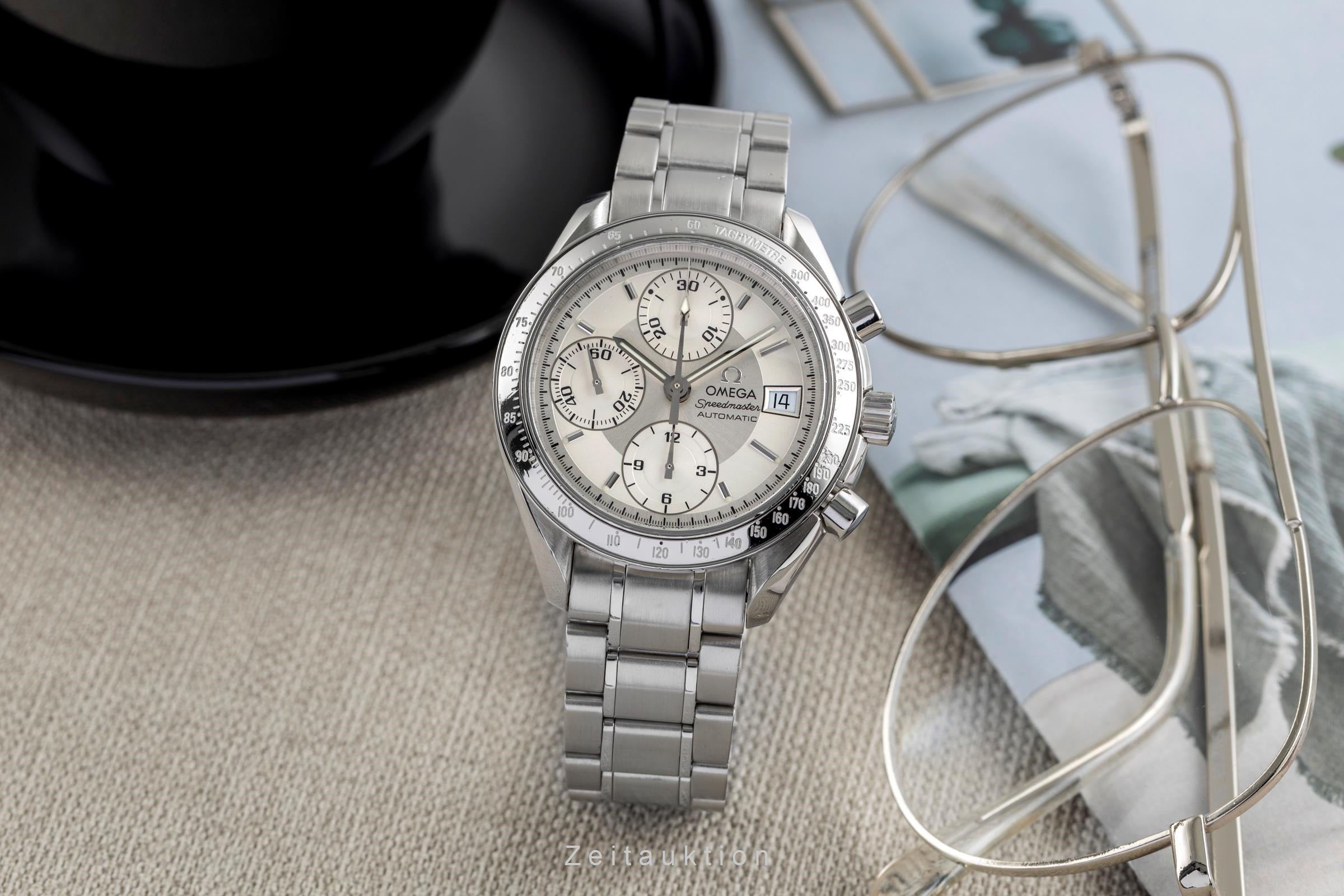 Omega Speedmaster Date chronograph steel automatic men's watch 3513.30.00 LP: 6100EUR  [2504114]