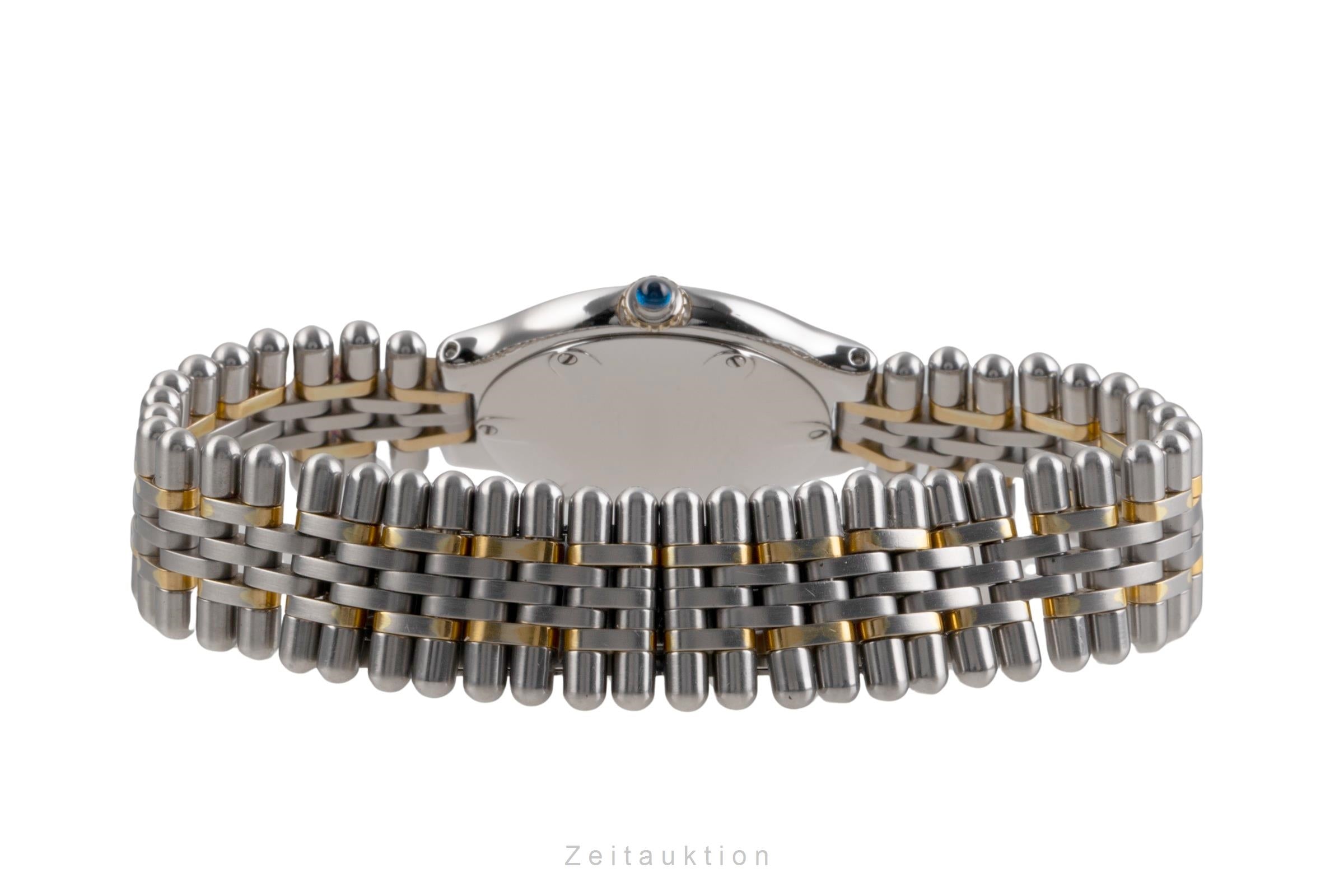 Cartier Ligne 21 acciaio / dorato quarzo orologio da donna  [2504118]