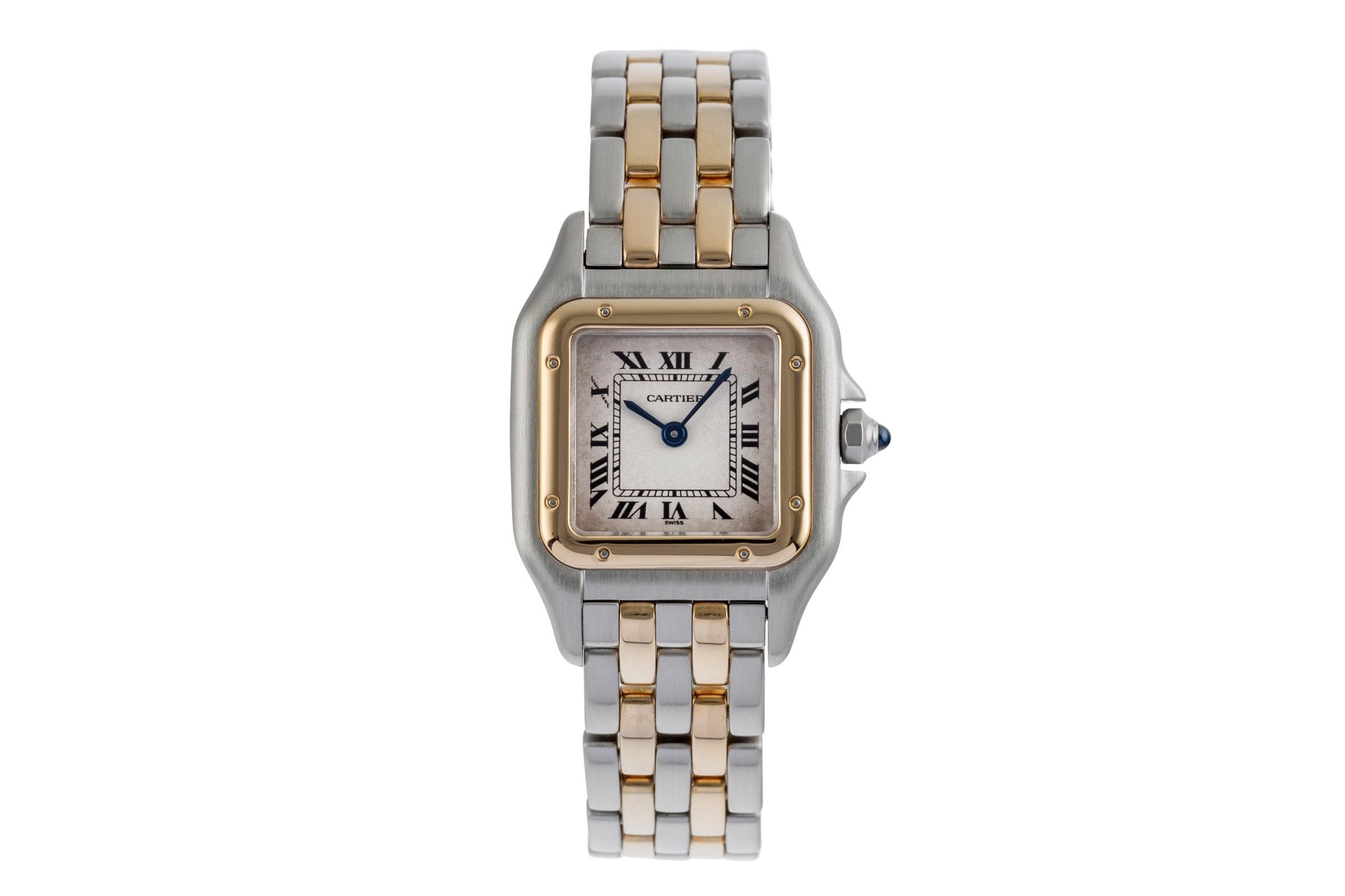 Cartier Panthere Classique Et Figaro SM Stahl Gold Quarz Damenuhr W25029B6 1120 [2504119]