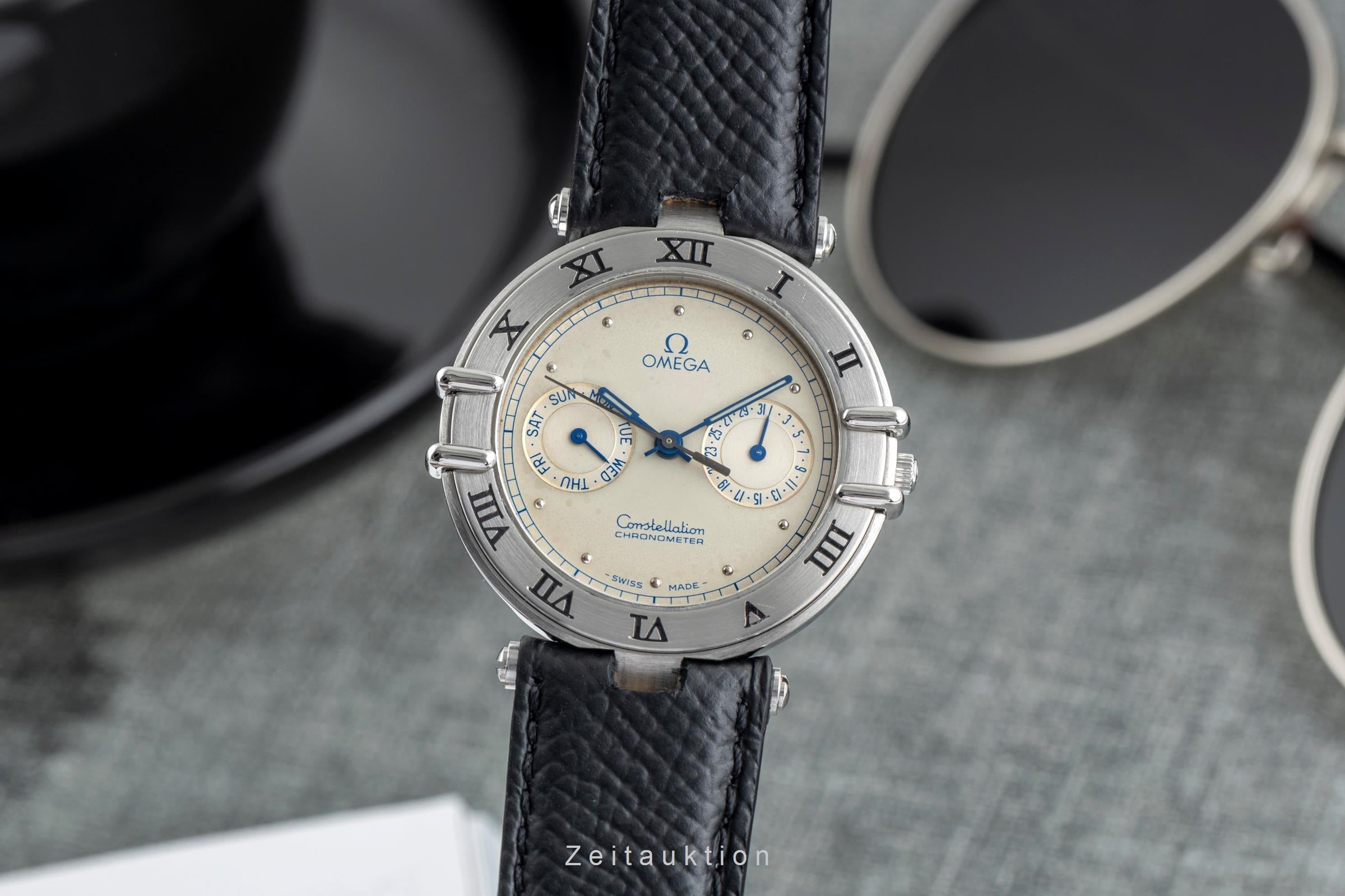 Omega Constellation acier quartz montre pour hommes 198.0155 Vintage  [2504121]