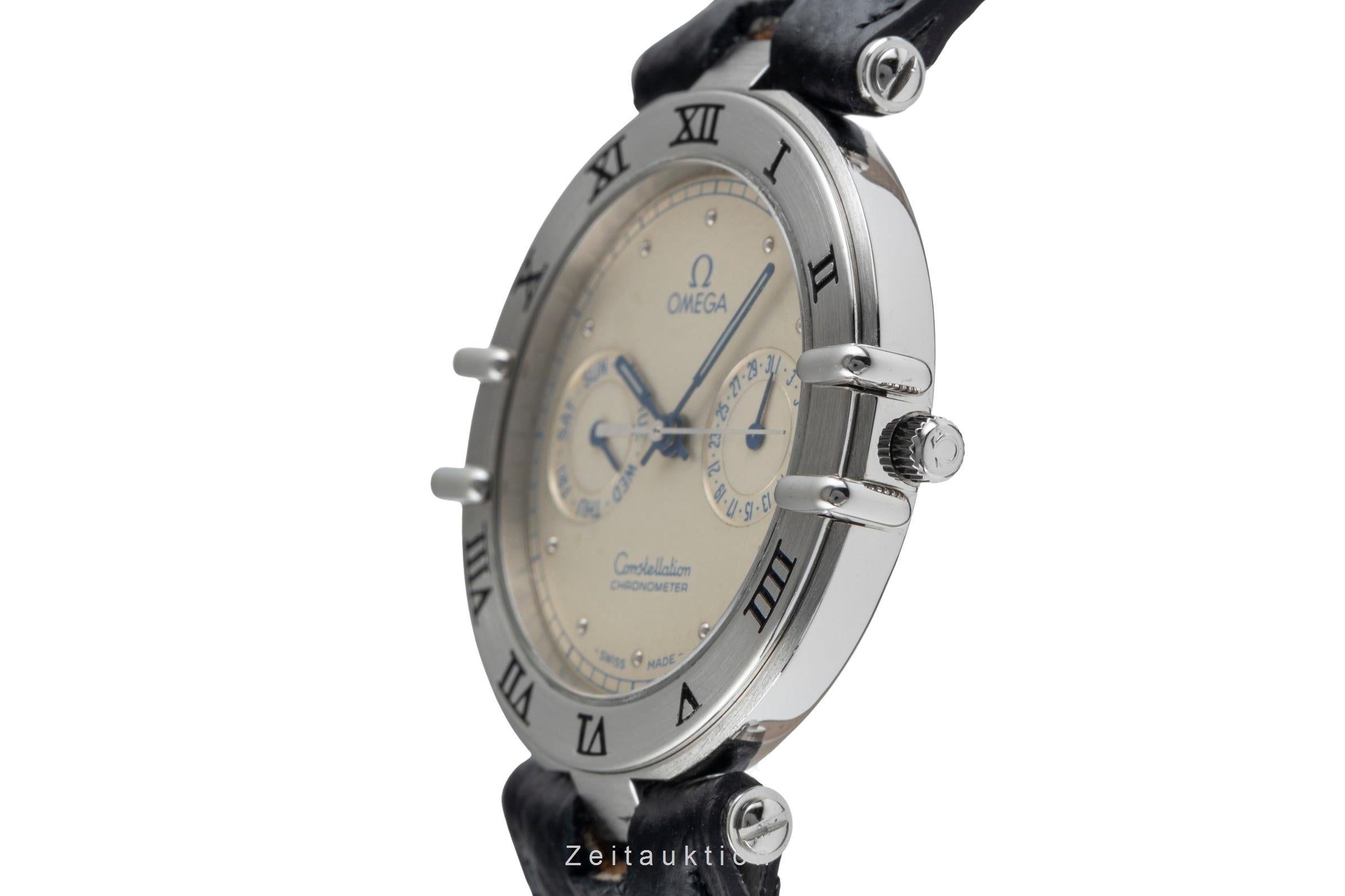 Omega Constellation acier quartz montre pour hommes 198.0155 Vintage  [2504121]