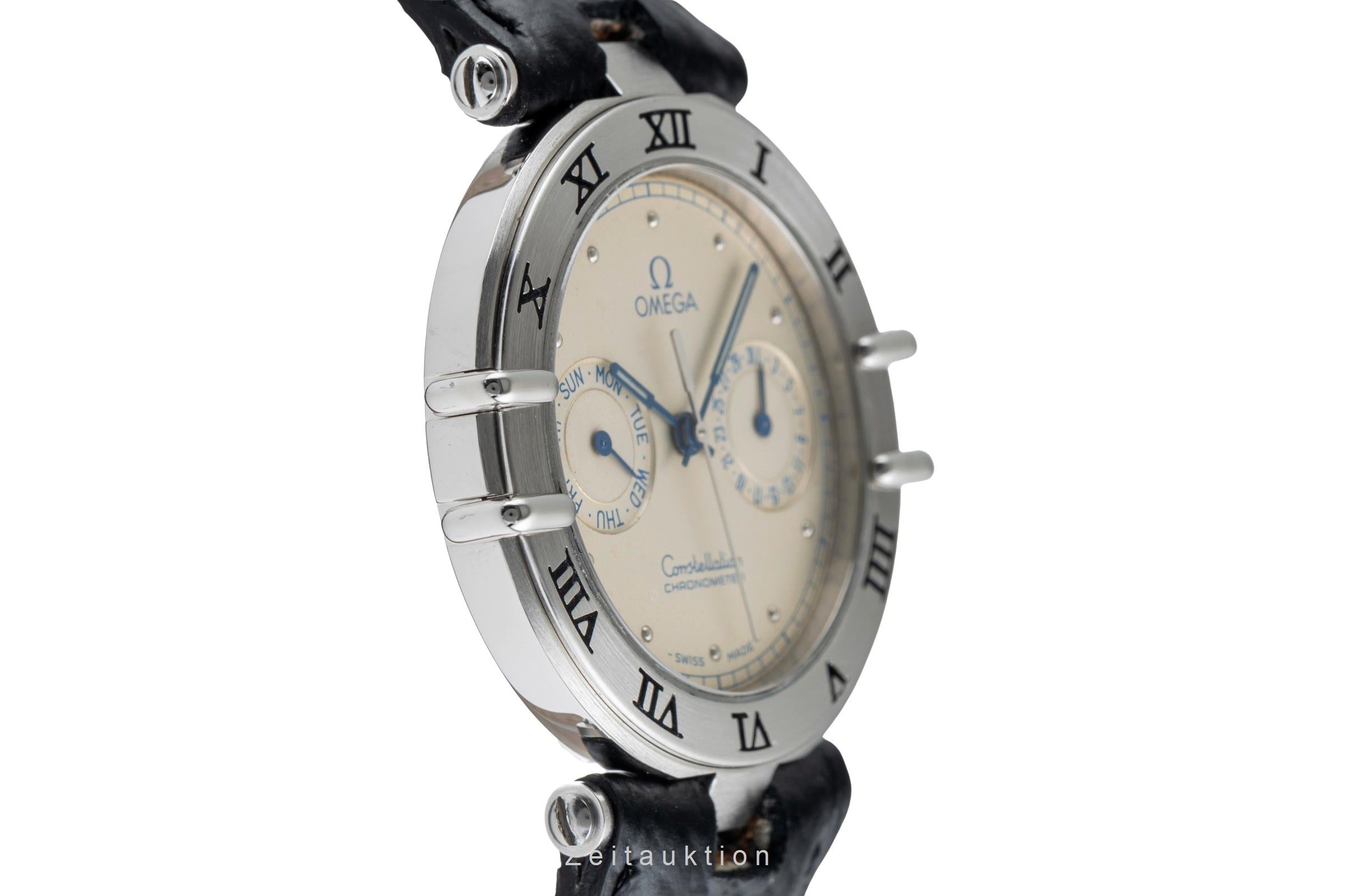 Omega Constellation acier quartz montre pour hommes 198.0155 Vintage  [2504121]