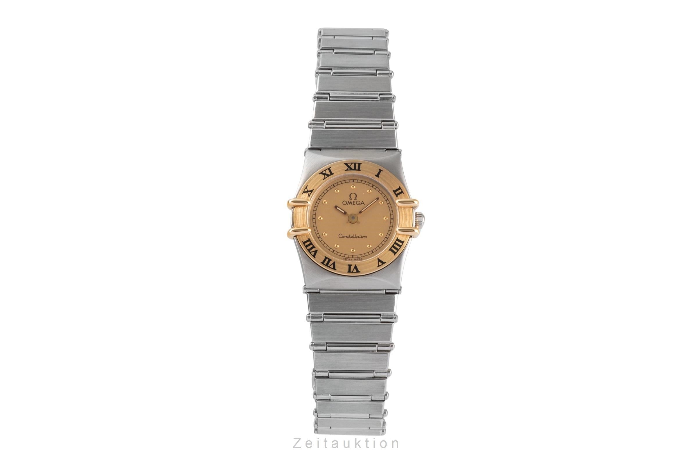 Omega Constellation steel gold quartz 14551