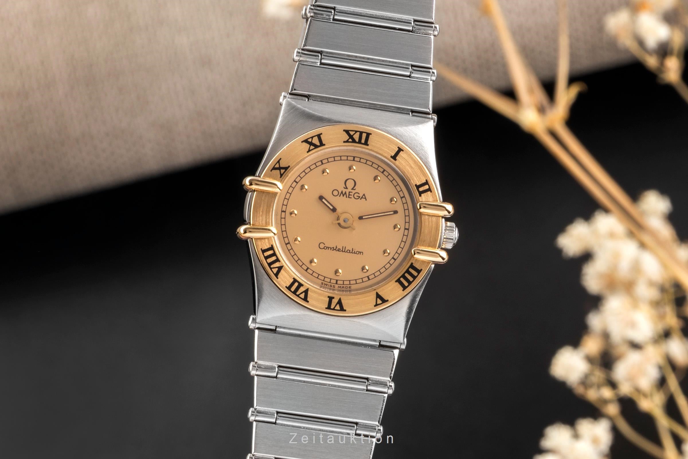 Omega Constellation Lady Stahl / Gold Damenuhr Ref. 795.1076 Vintage  [2504122]