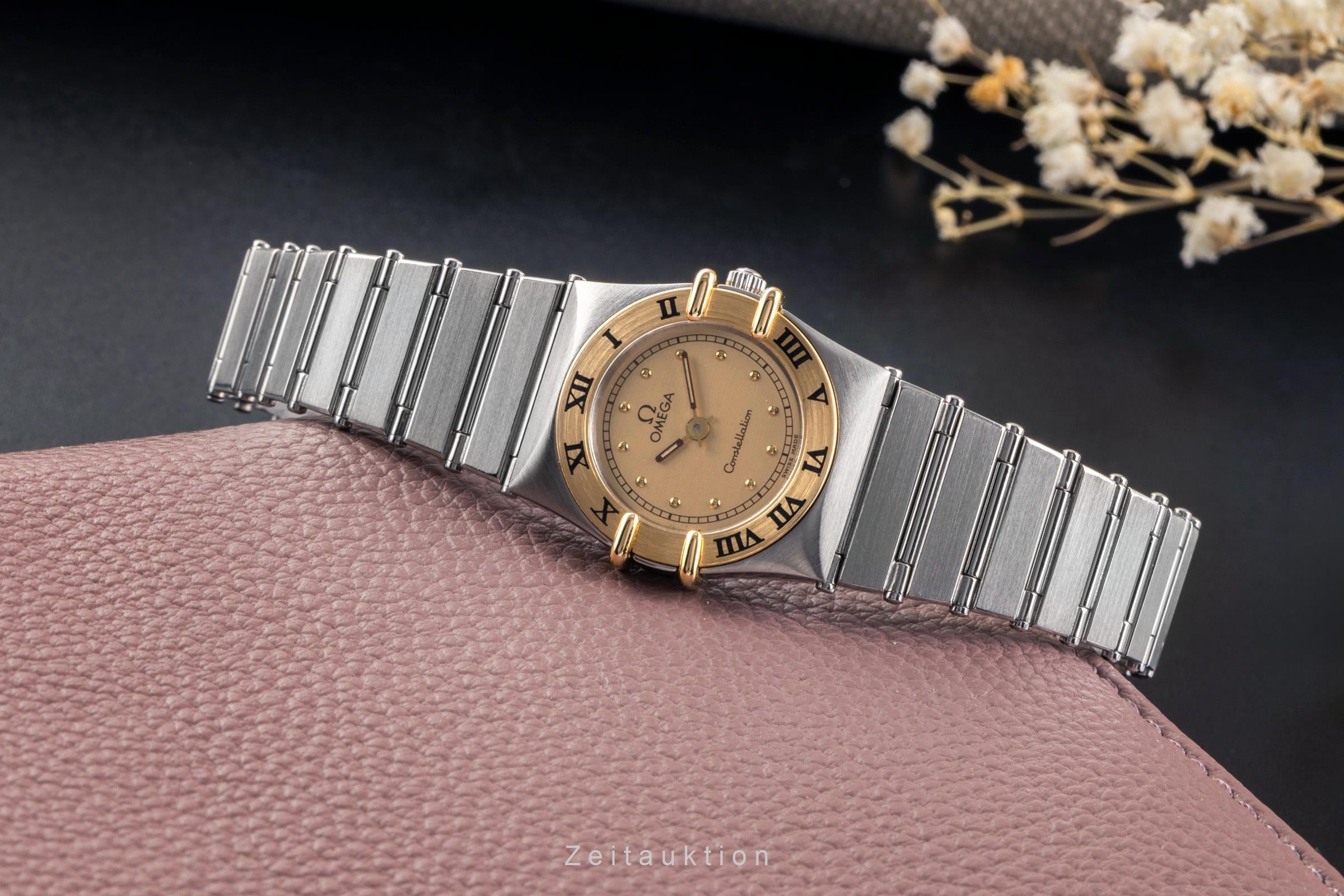 Omega Constellation Lady Stahl / Gold Damenuhr Ref. 795.1076 Vintage  [2504122]