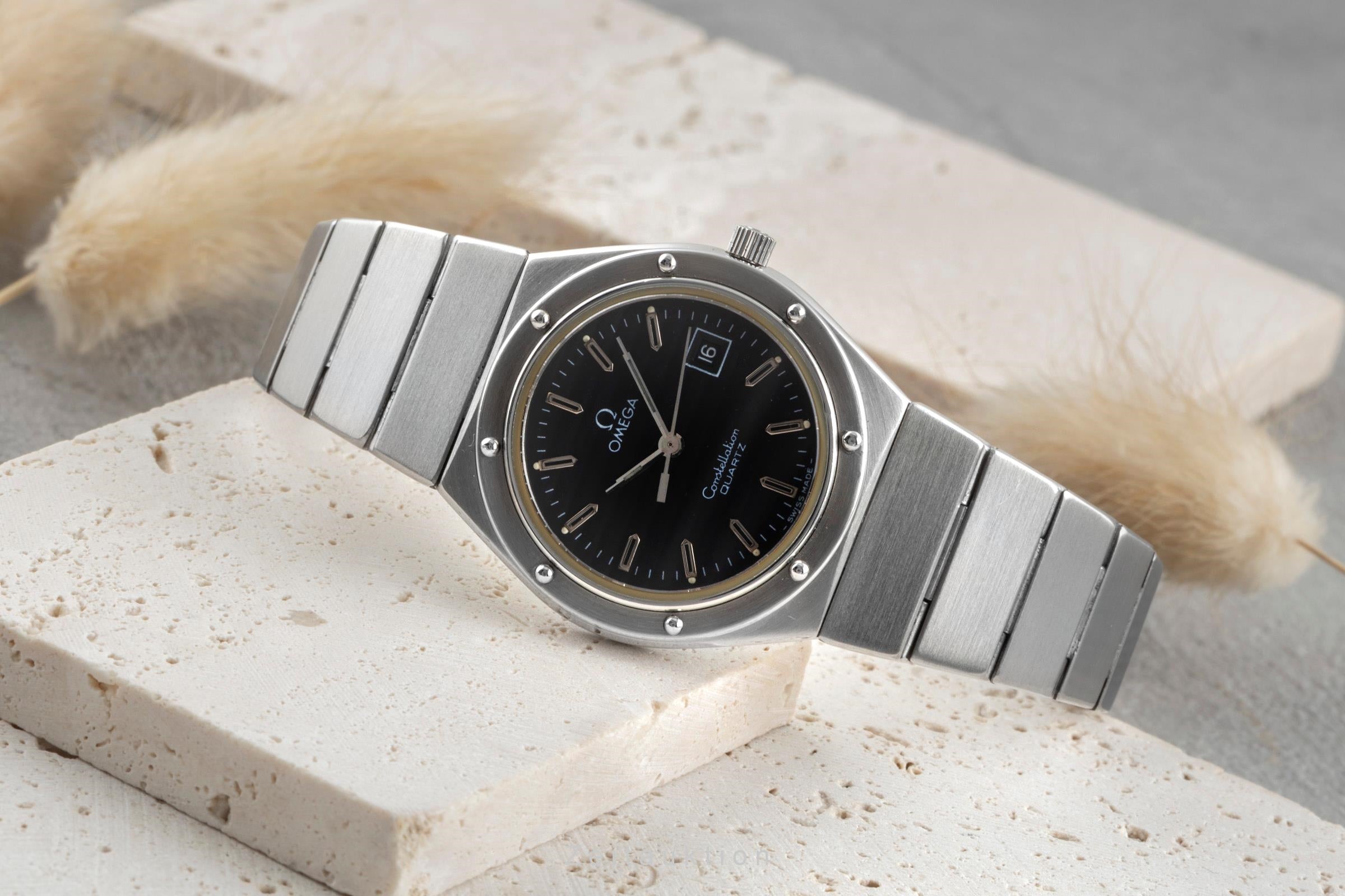 Omega Constellation steel quartz women's watch 596.0029   796.0824 LP: 3200EUR Vintage  [2504123]