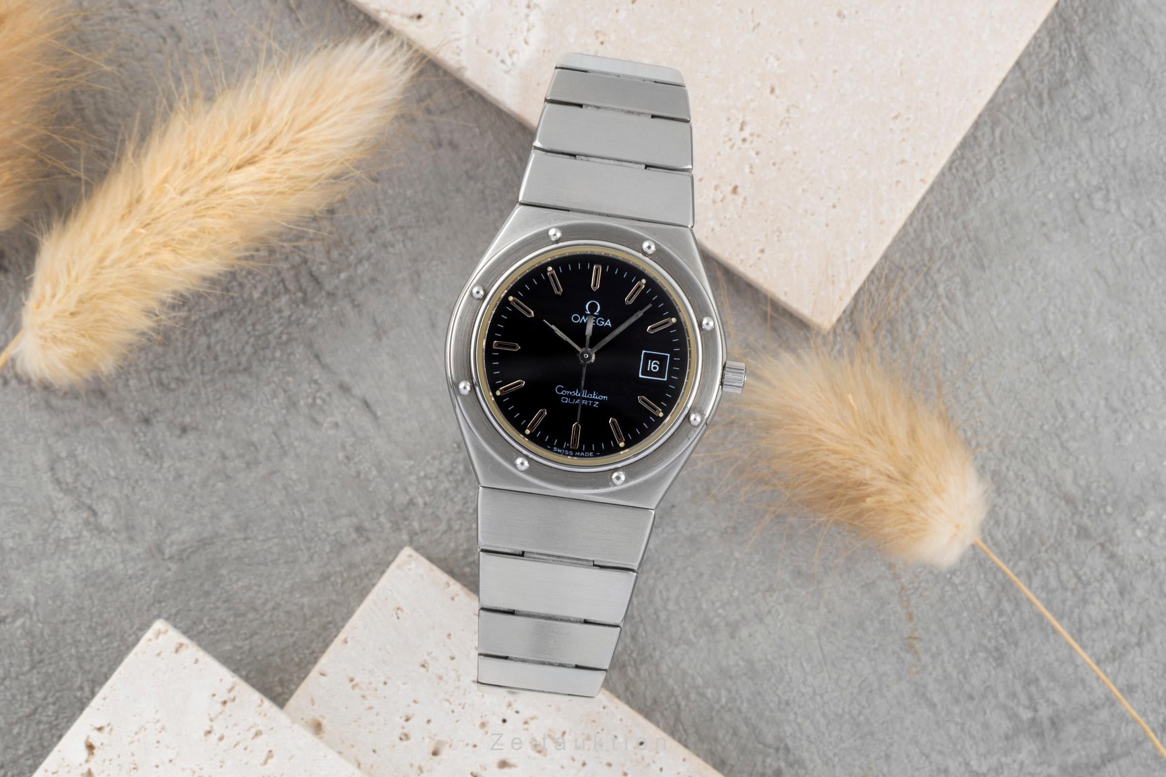 Omega Constellation steel quartz women's watch 596.0029   796.0824 LP: 3200EUR Vintage  [2504123]