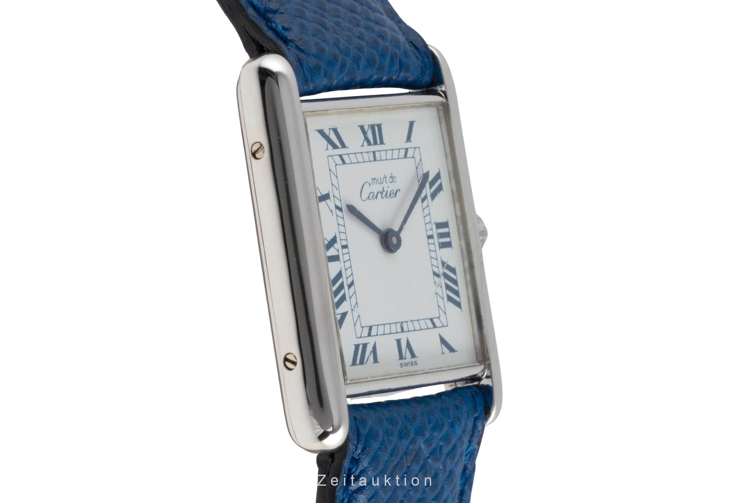 Cartier Tank argent quartz unisexe 681006   [2504124]