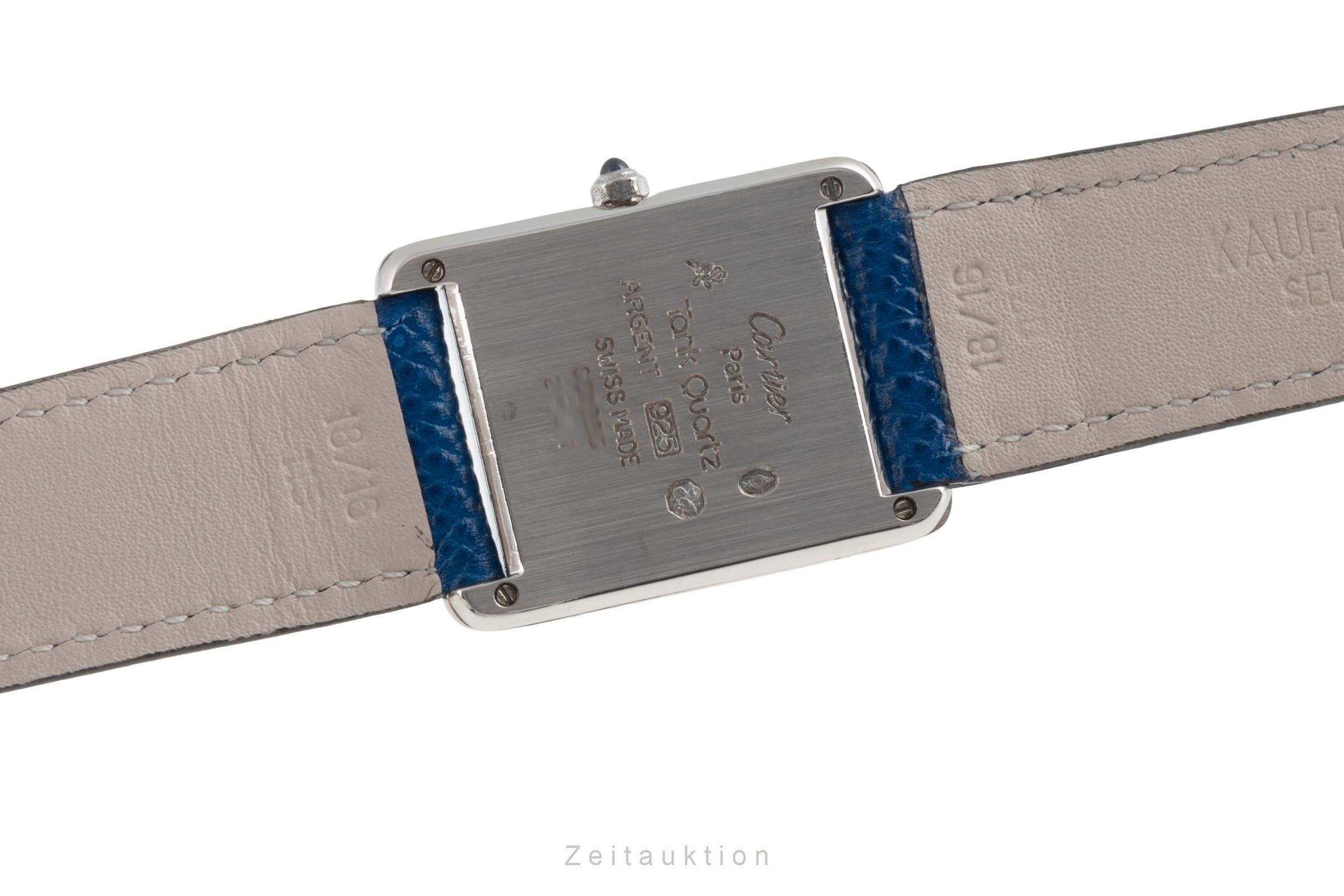 Cartier Tank argent quartz unisexe 681006   [2504124]