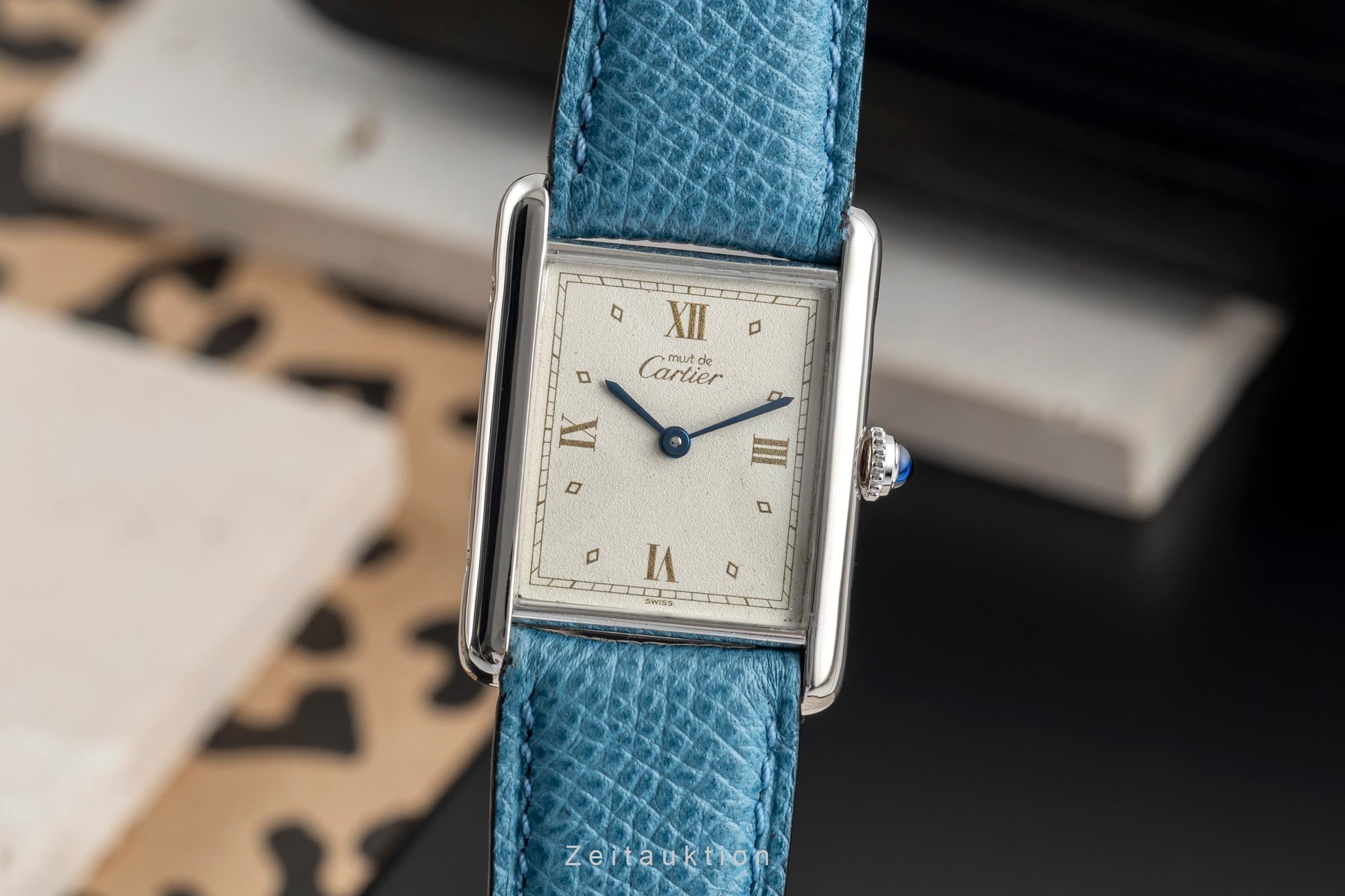 Cartier Tank argent quartz unisexe 690006  [2504126]