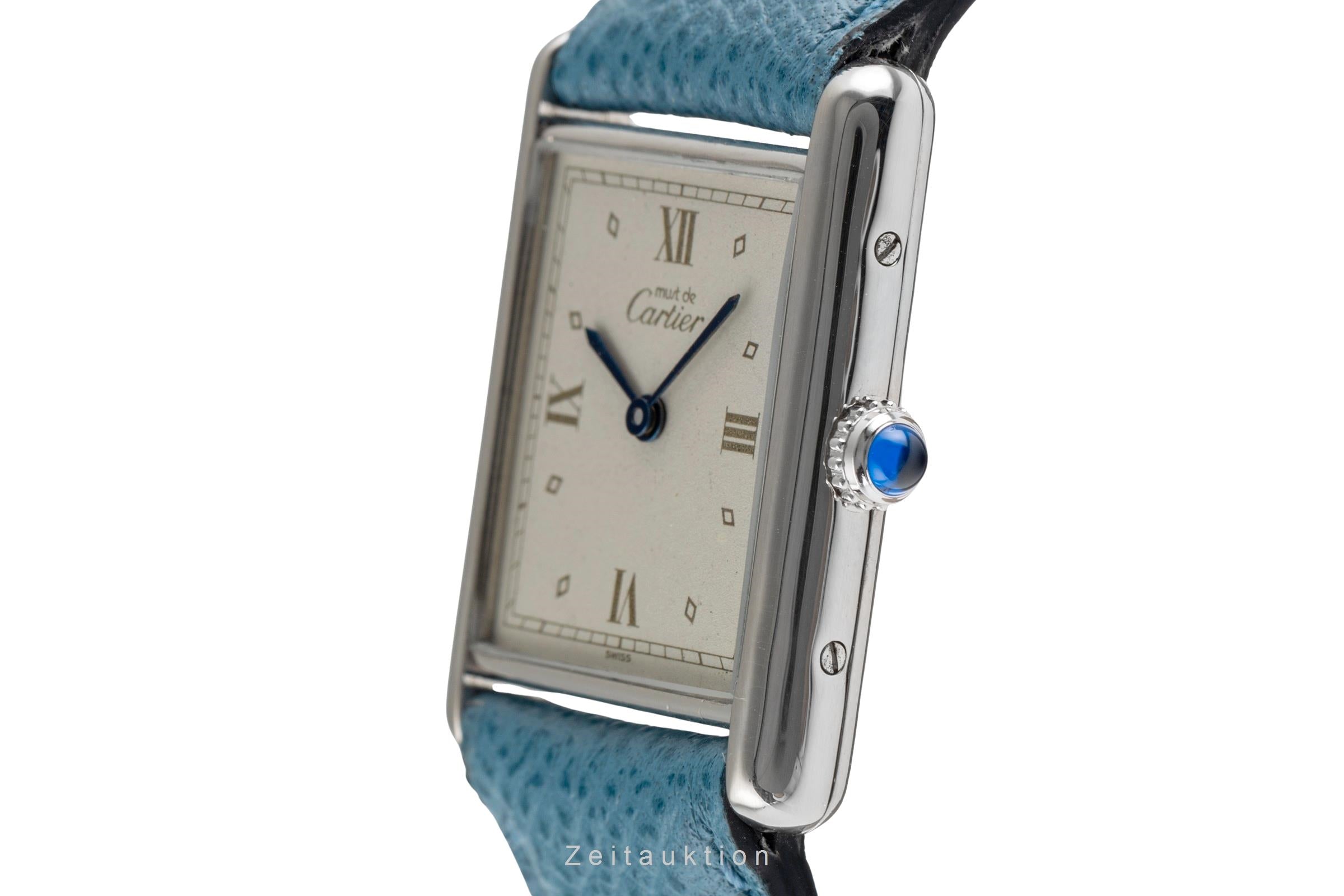 Cartier Tank argent quartz unisexe 690006  [2504126]