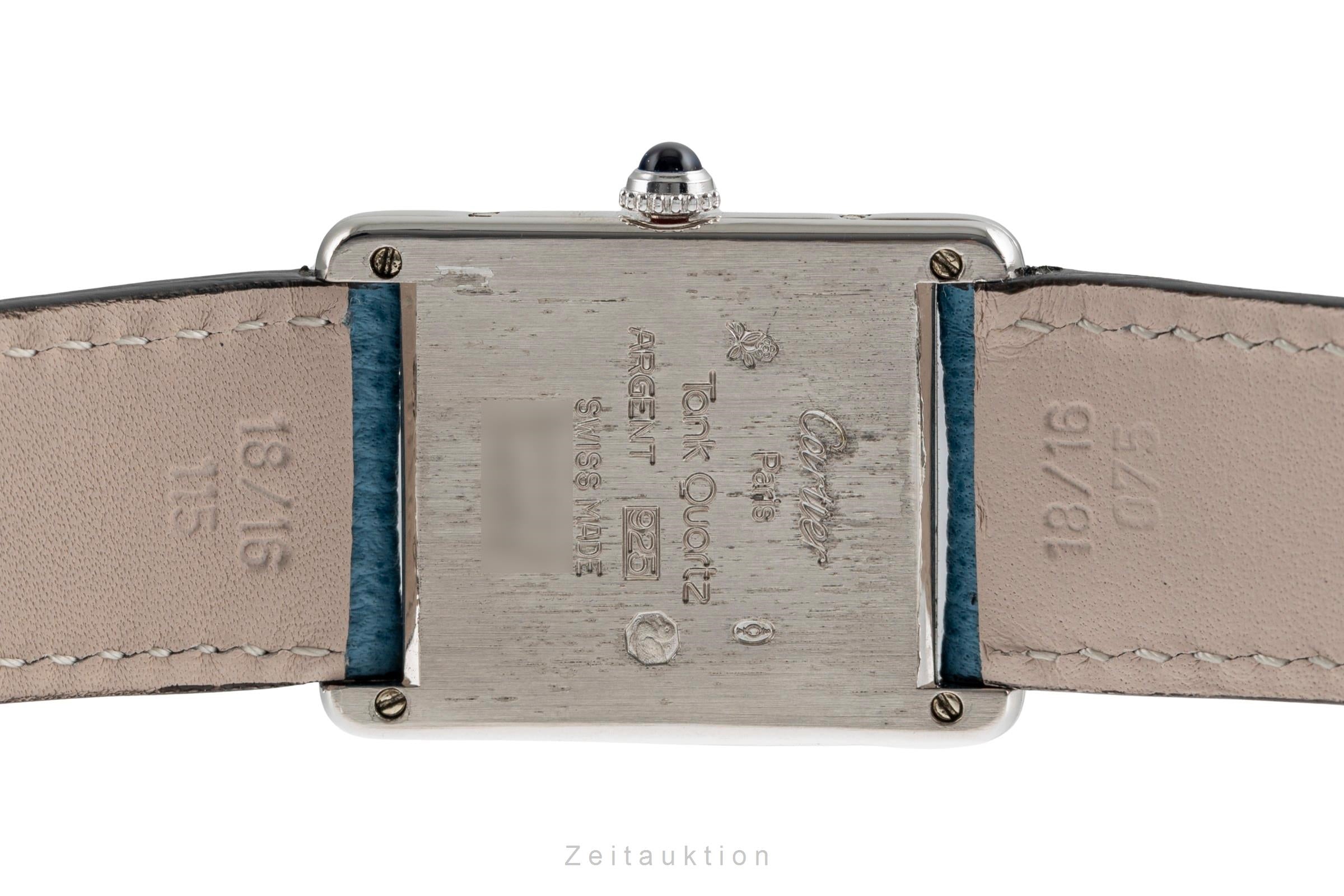 Cartier Tank argent quartz unisexe 690006  [2504126]