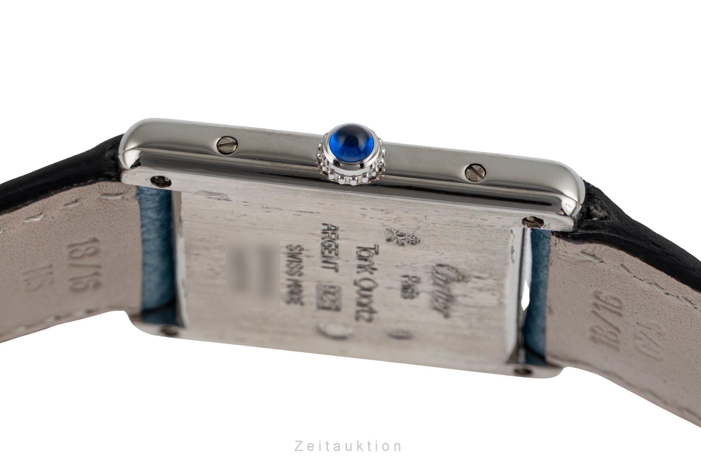 Cartier Tank argent quartz unisexe 690006  [2504126]