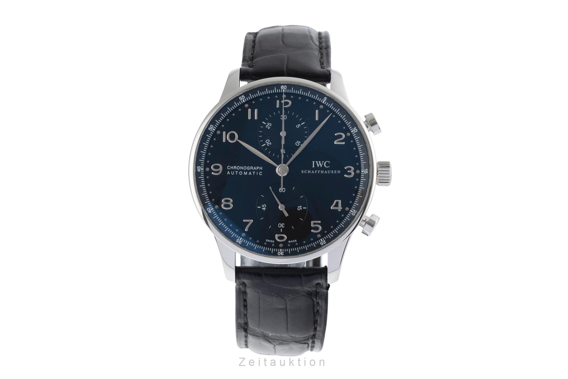IWC Portugieser chronograph steel automatic men's watch IW371438  [2504127]